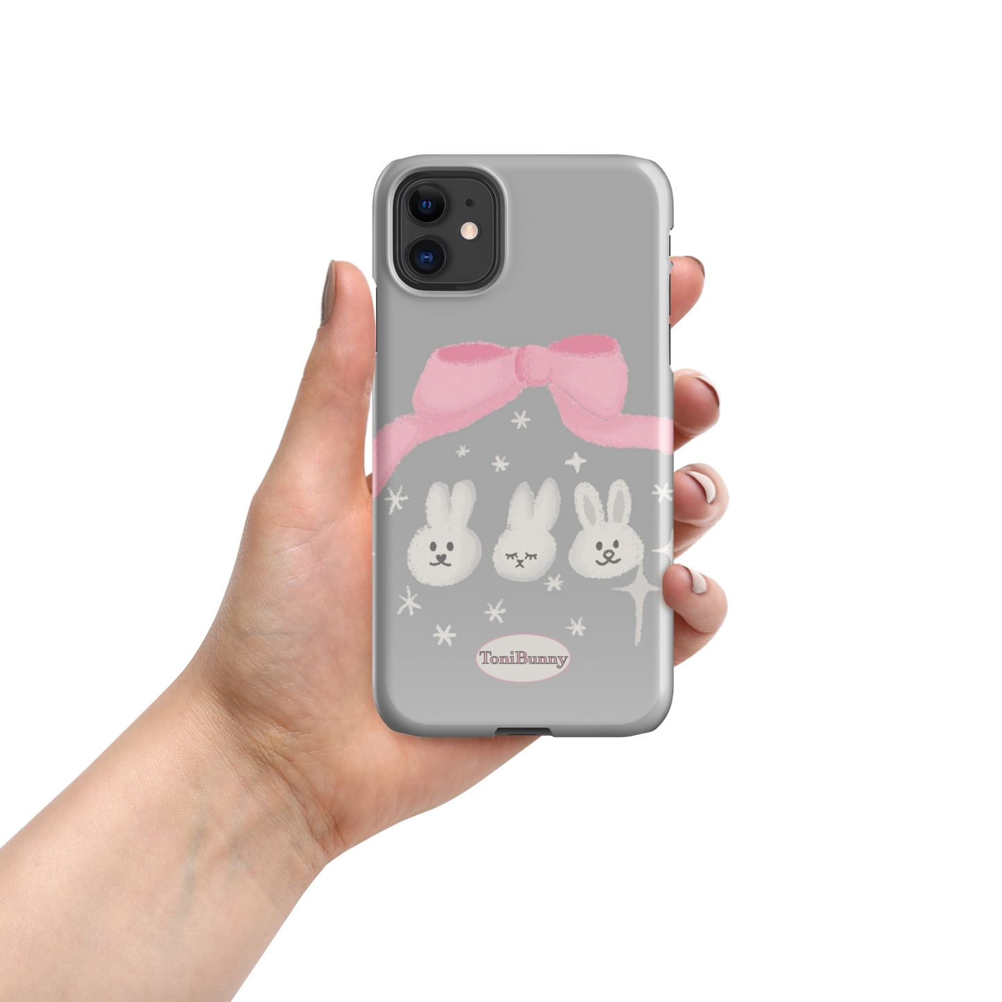 π ToniBunny Ribbon Bunny Friends iPhone Snap Case π