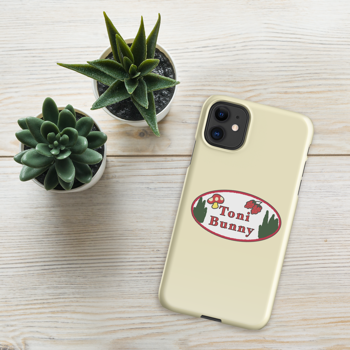 π ToniBunny Mushroom Logo iPhone Snap Case π