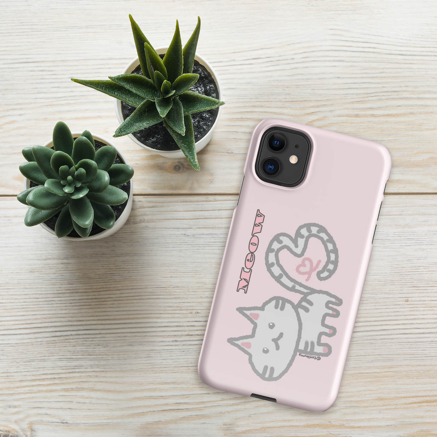 ๐พ Meow Cat Pink iPhone Snap Case ๐พ
