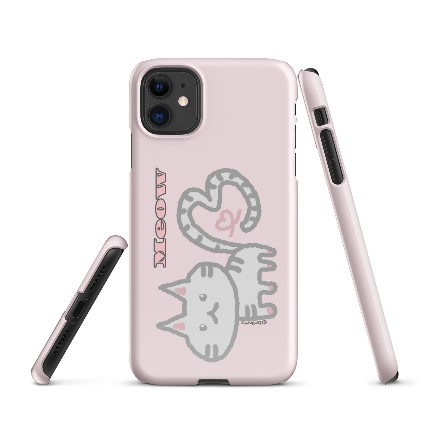 ๐พ Meow Cat Pink iPhone Snap Case ๐พ