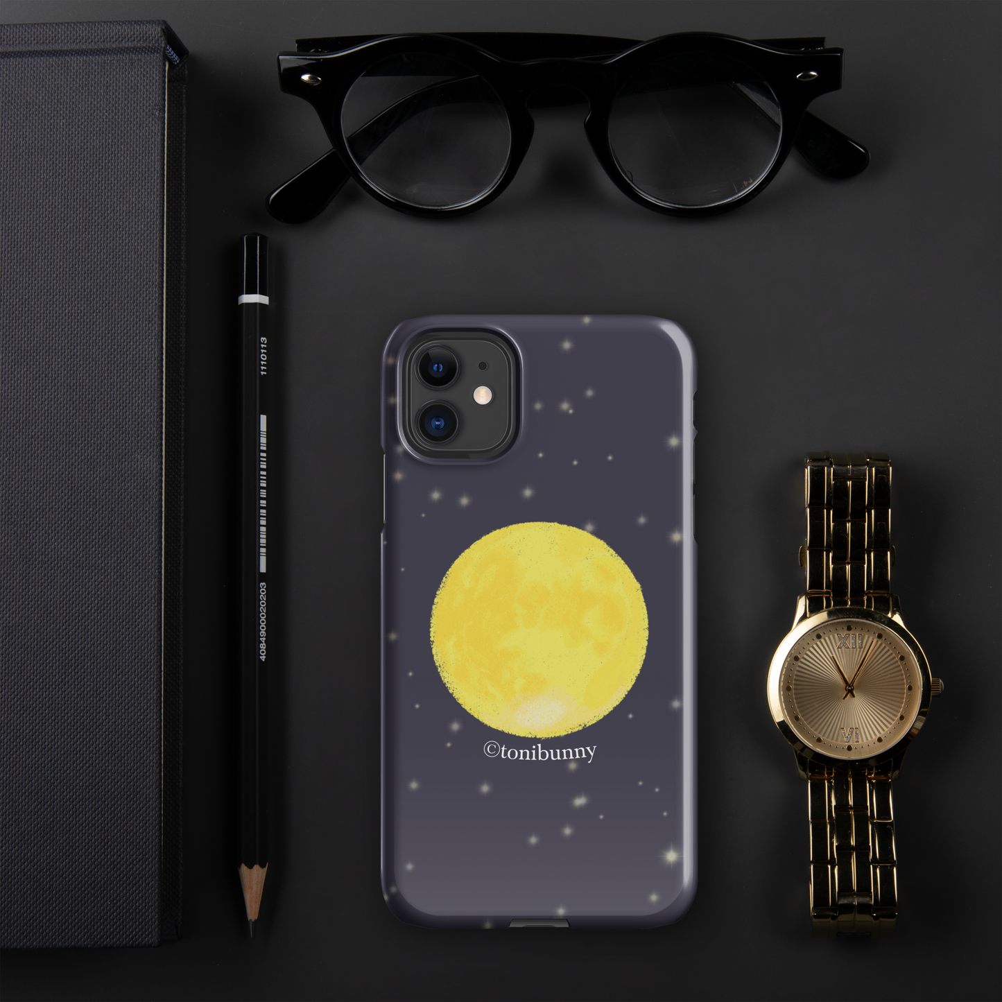 🌕 Full Moon iPhone Snap Case 🌕