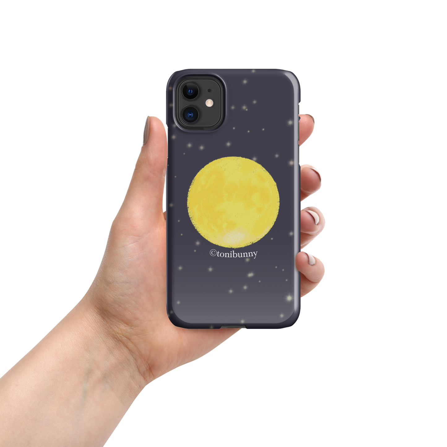 🌕 Full Moon iPhone Snap Case 🌕