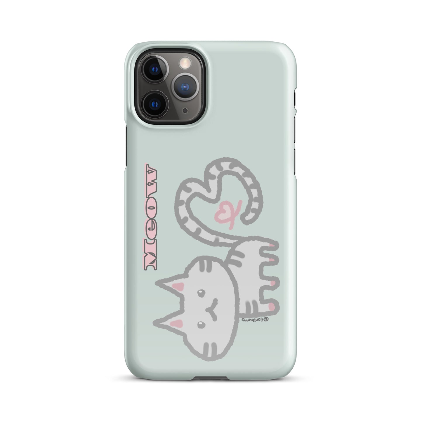 πΎ Meow Cat Mint iPhone Snap Case πΎ