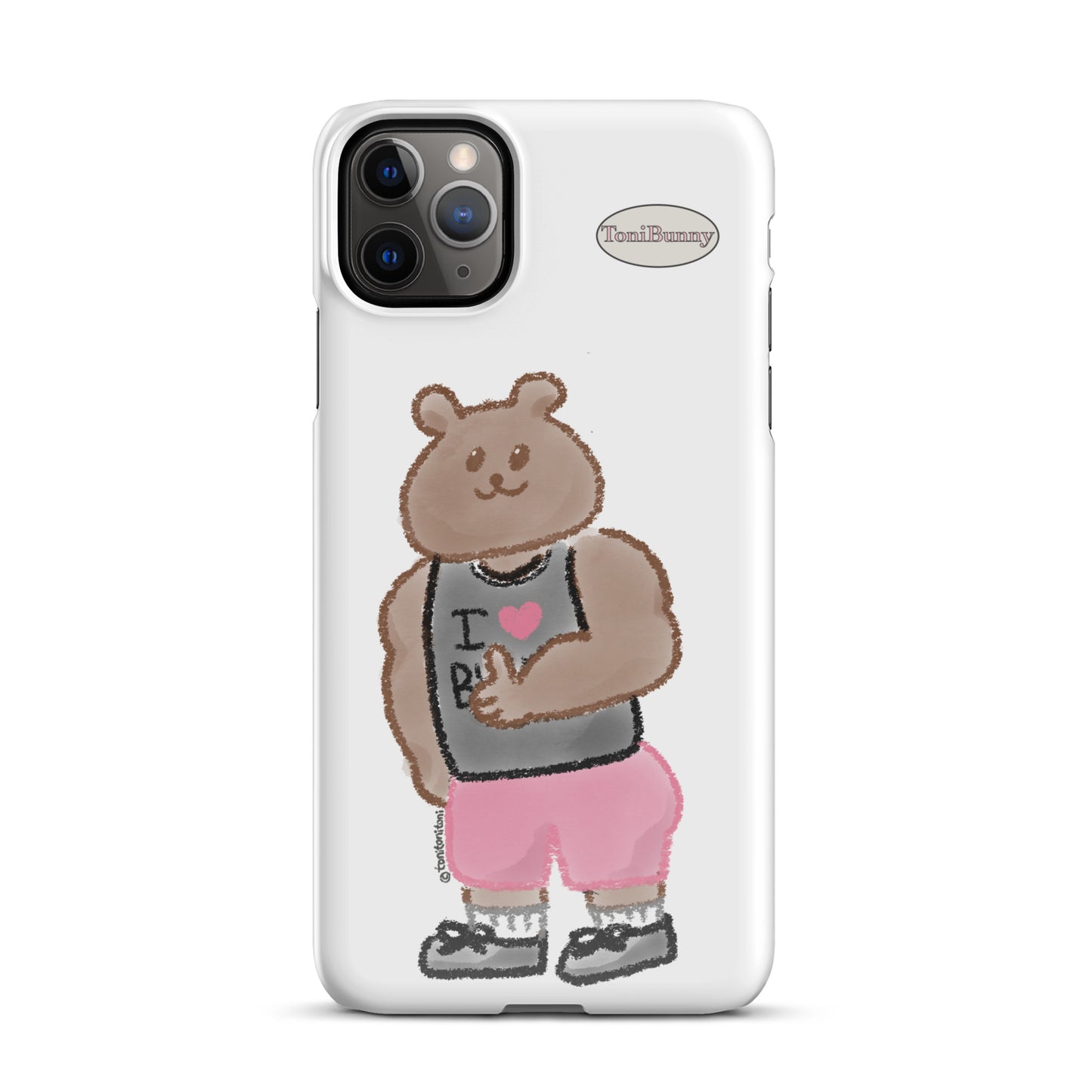 π» Athletic ToniBear iPhone Snap Case π»
