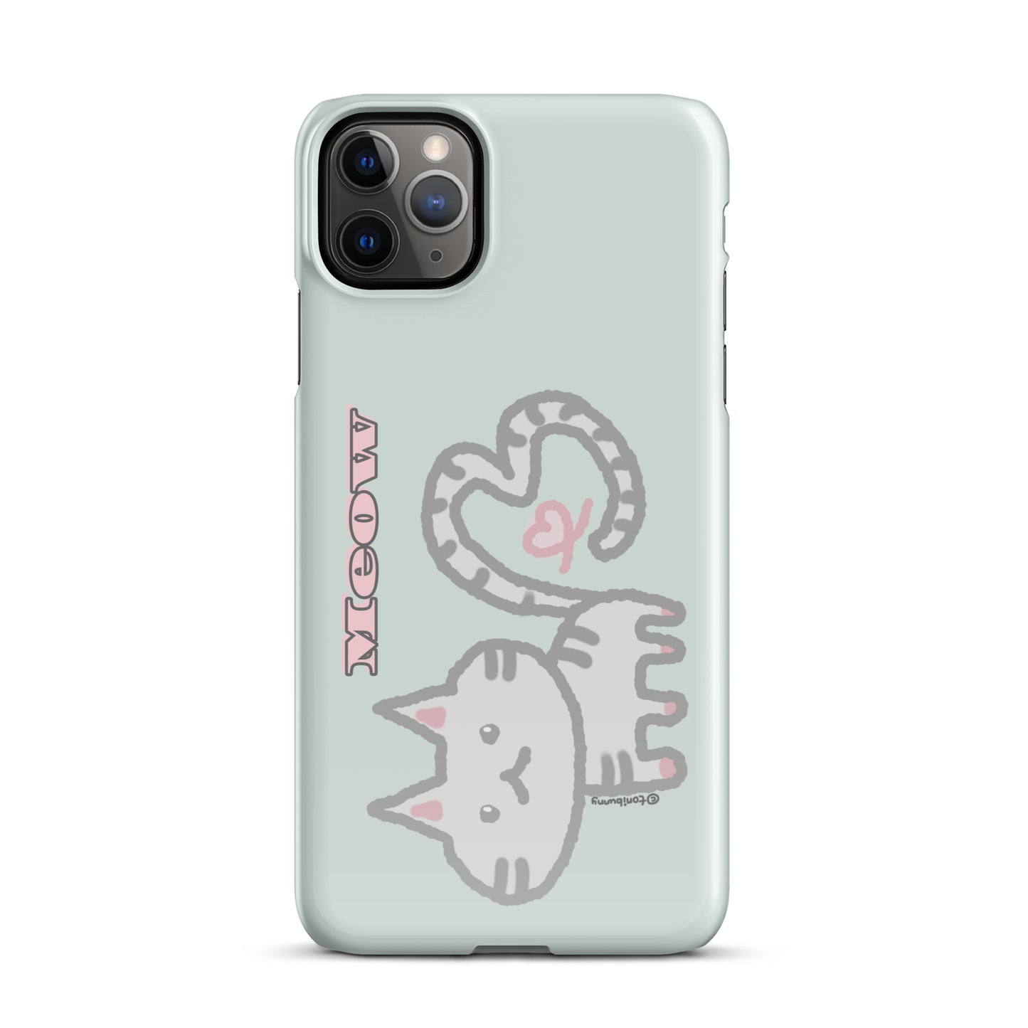 πΎ Meow Cat Mint iPhone Snap Case πΎ