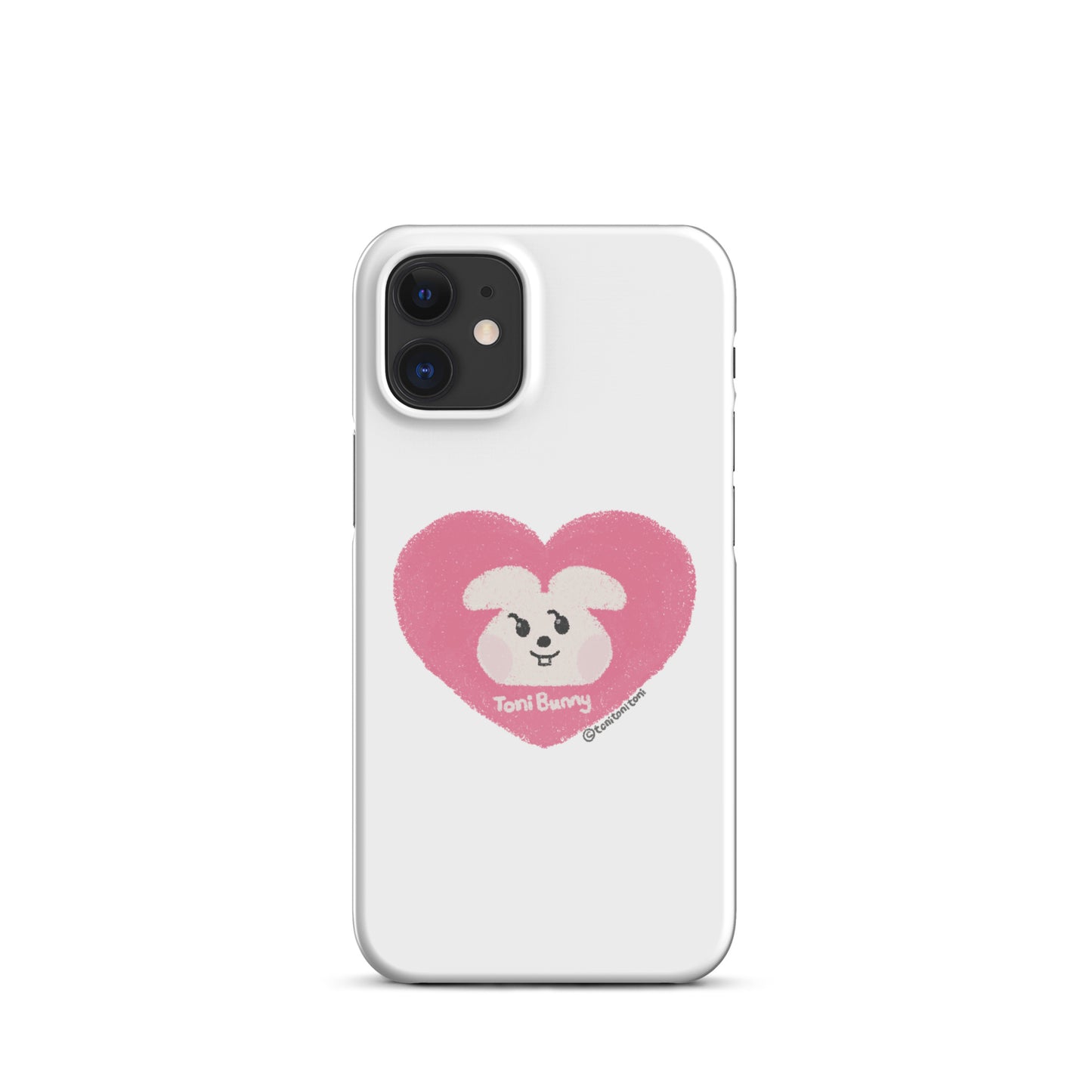 π ToniBunny Pink Heart iPhone Snap Case π