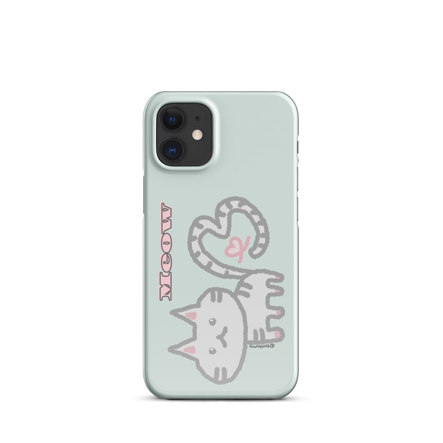πΎ Meow Cat Mint iPhone Snap Case πΎ