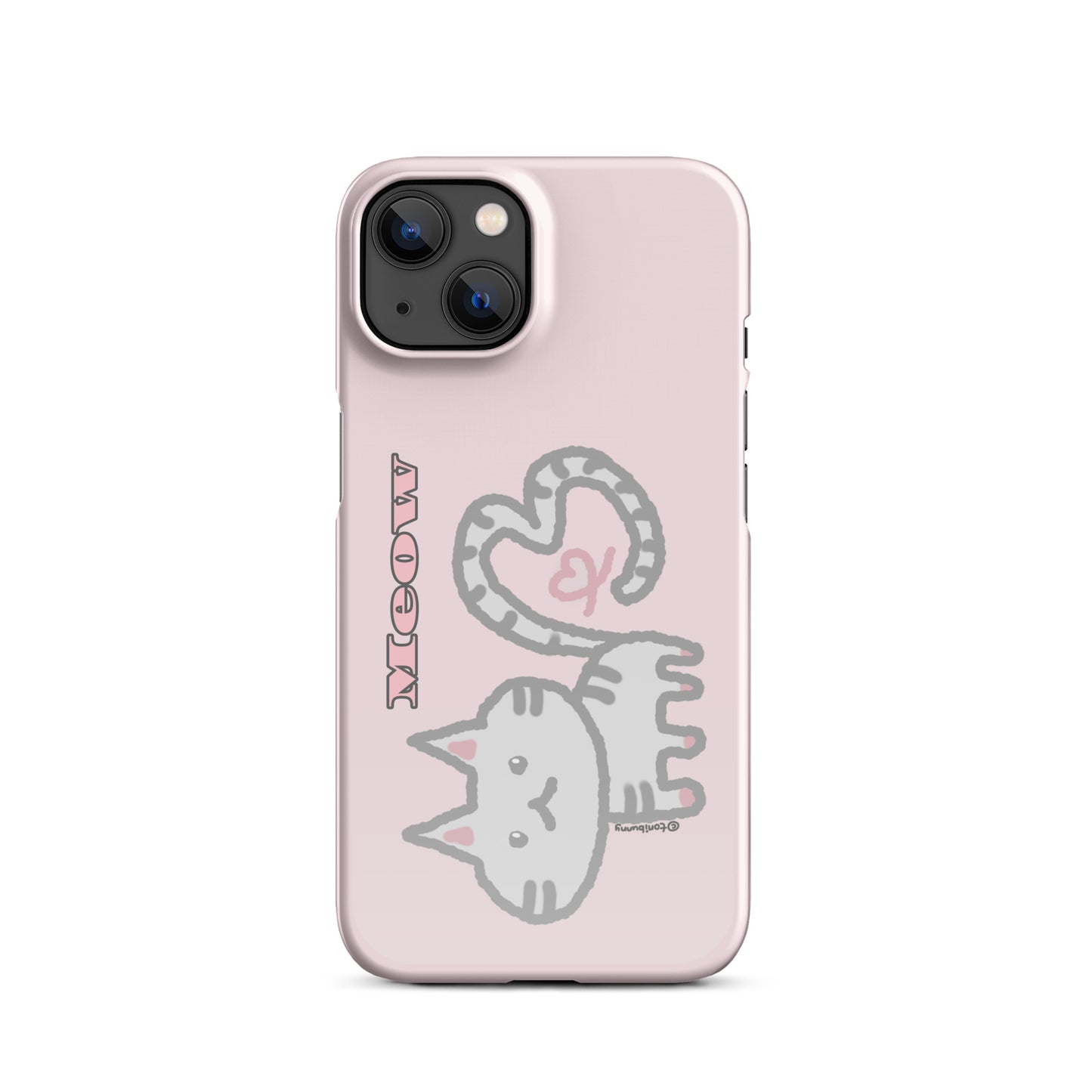 ๐พ Meow Cat Pink iPhone Snap Case ๐พ