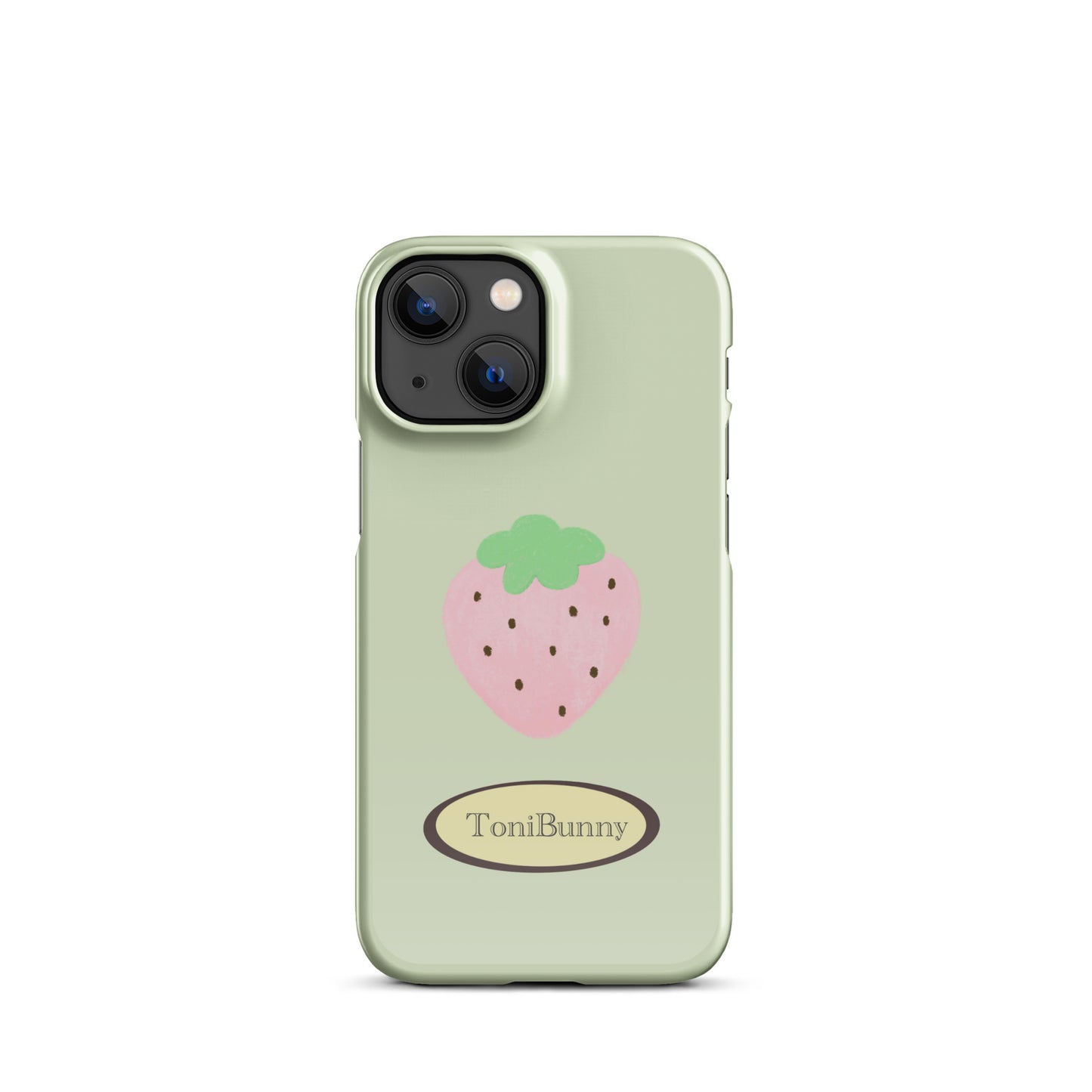 π Green Strawberry iPhone Snap Case π