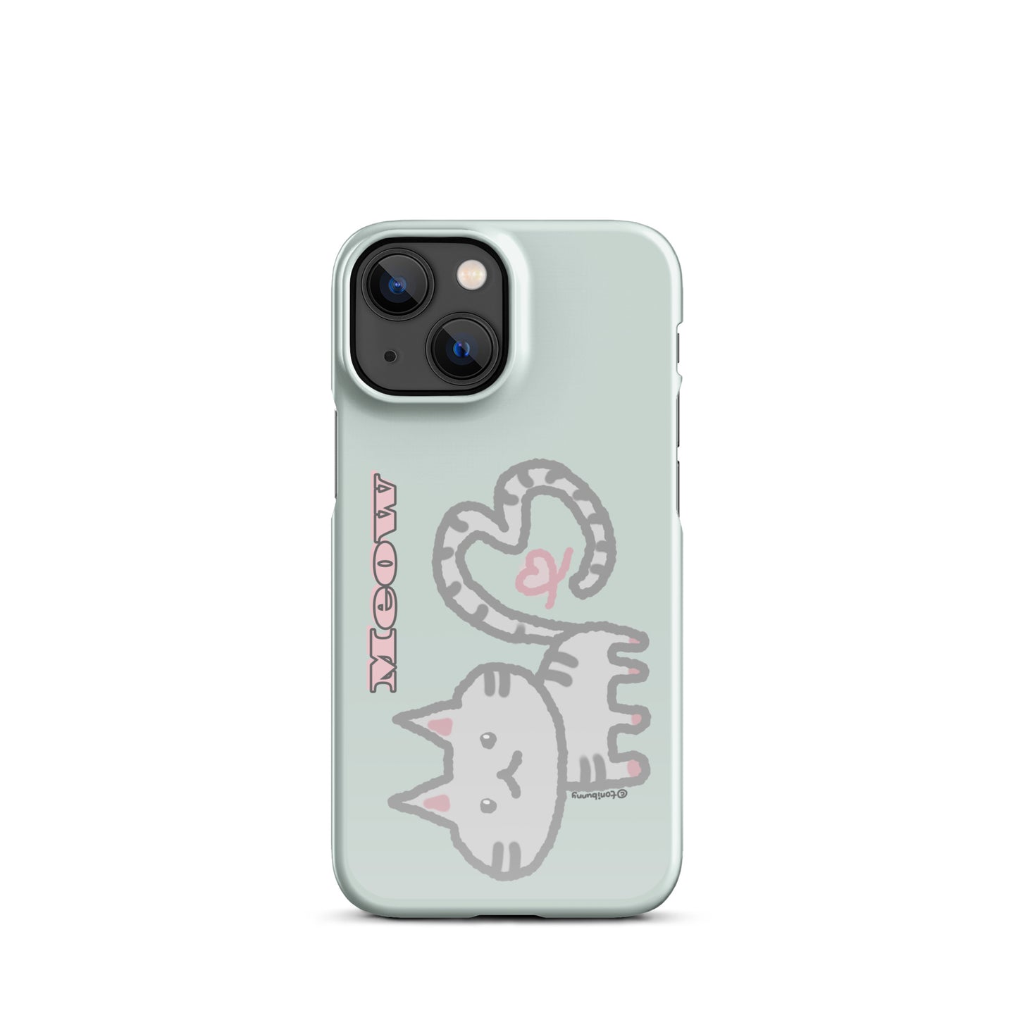 πΎ Meow Cat Mint iPhone Snap Case πΎ