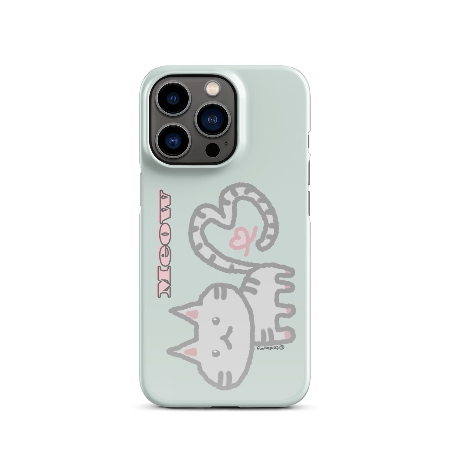 πΎ Meow Cat Mint iPhone Snap Case πΎ