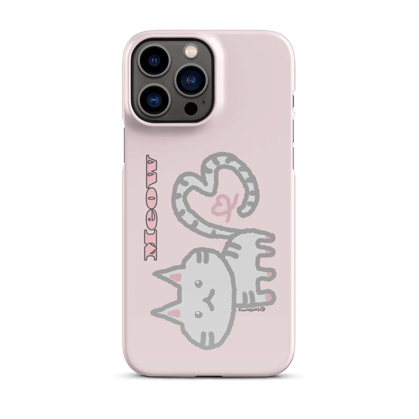 ๐พ Meow Cat Pink iPhone Snap Case ๐พ