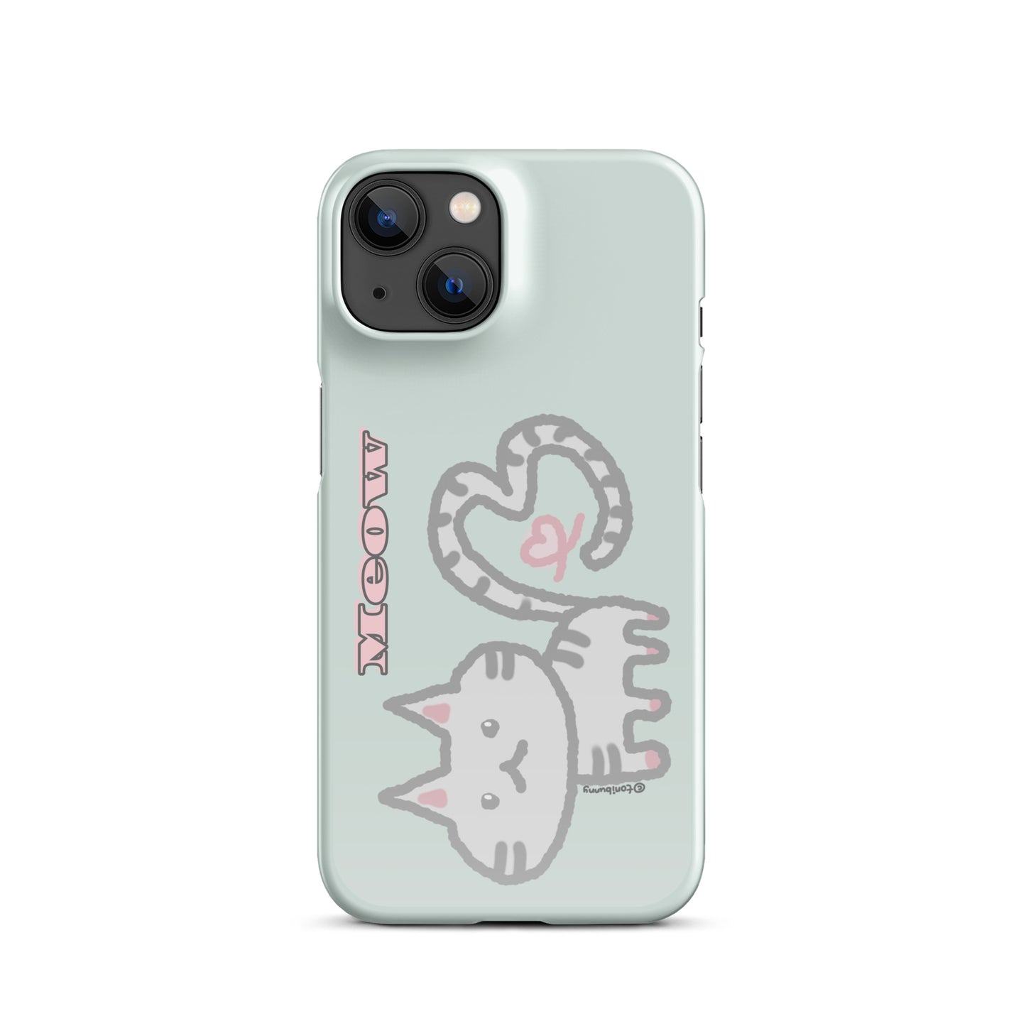 πΎ Meow Cat Mint iPhone Snap Case πΎ