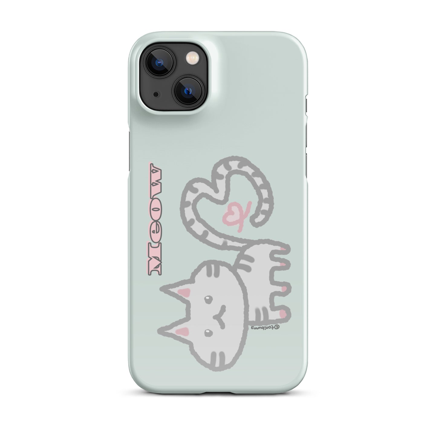 πΎ Meow Cat Mint iPhone Snap Case πΎ