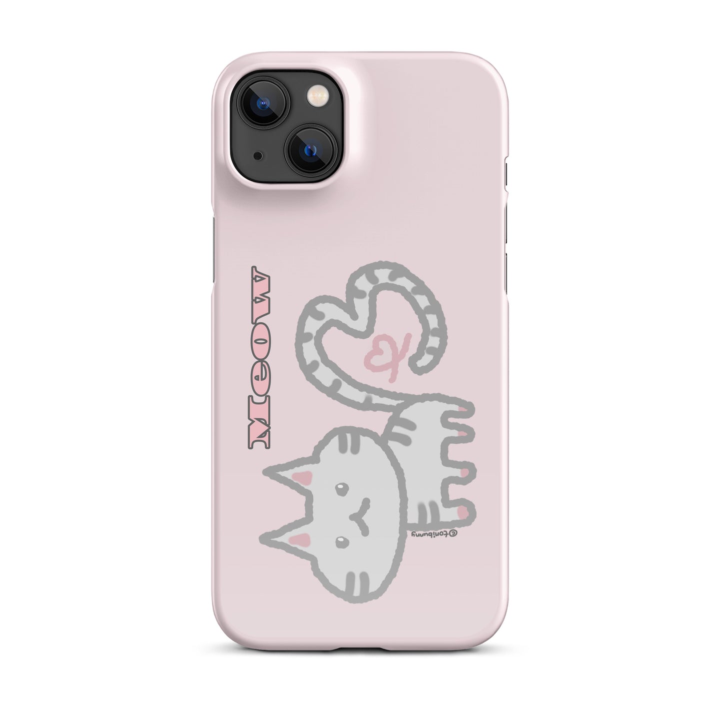 ๐พ Meow Cat Pink iPhone Snap Case ๐พ