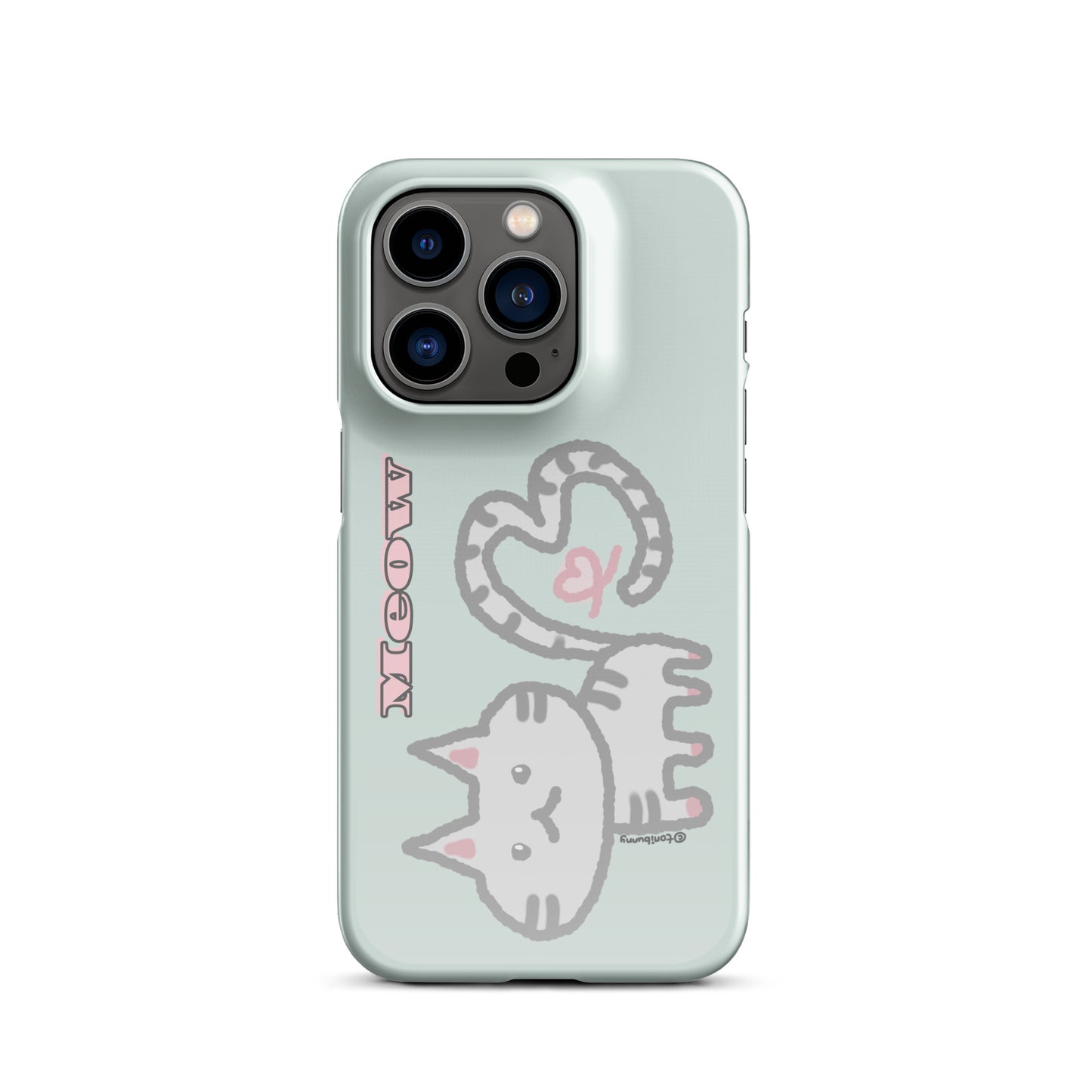 πΎ Meow Cat Mint iPhone Snap Case πΎ