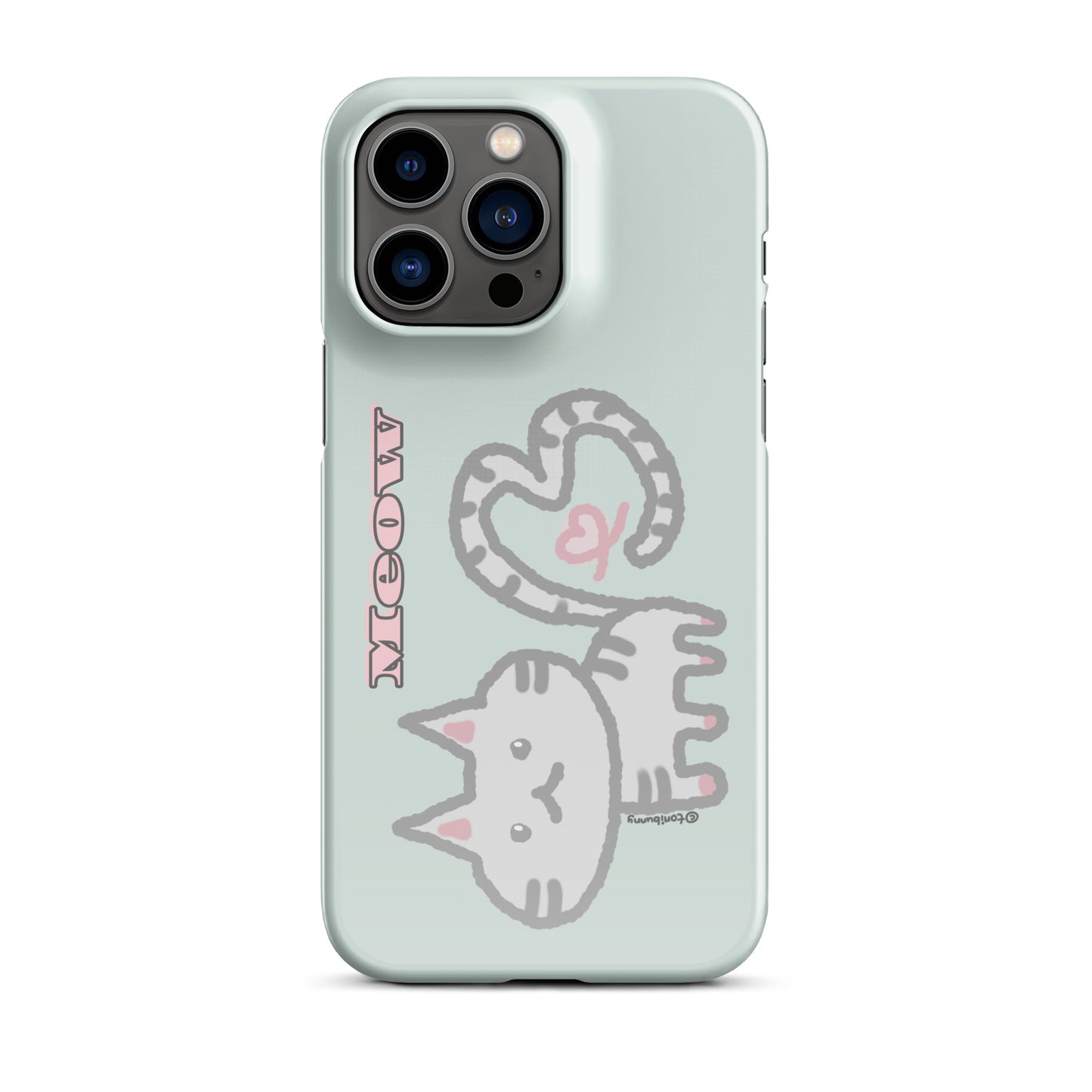 πΎ Meow Cat Mint iPhone Snap Case πΎ