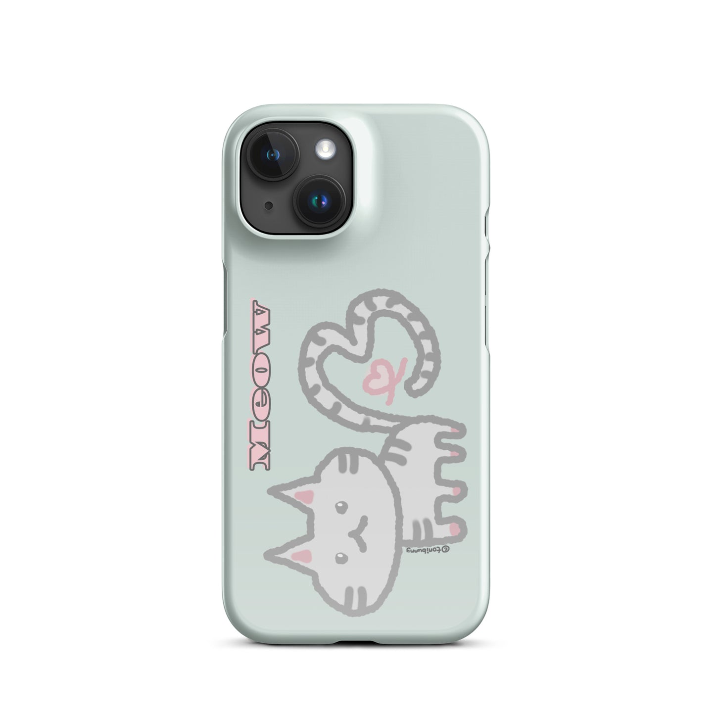 πΎ Meow Cat Mint iPhone Snap Case πΎ