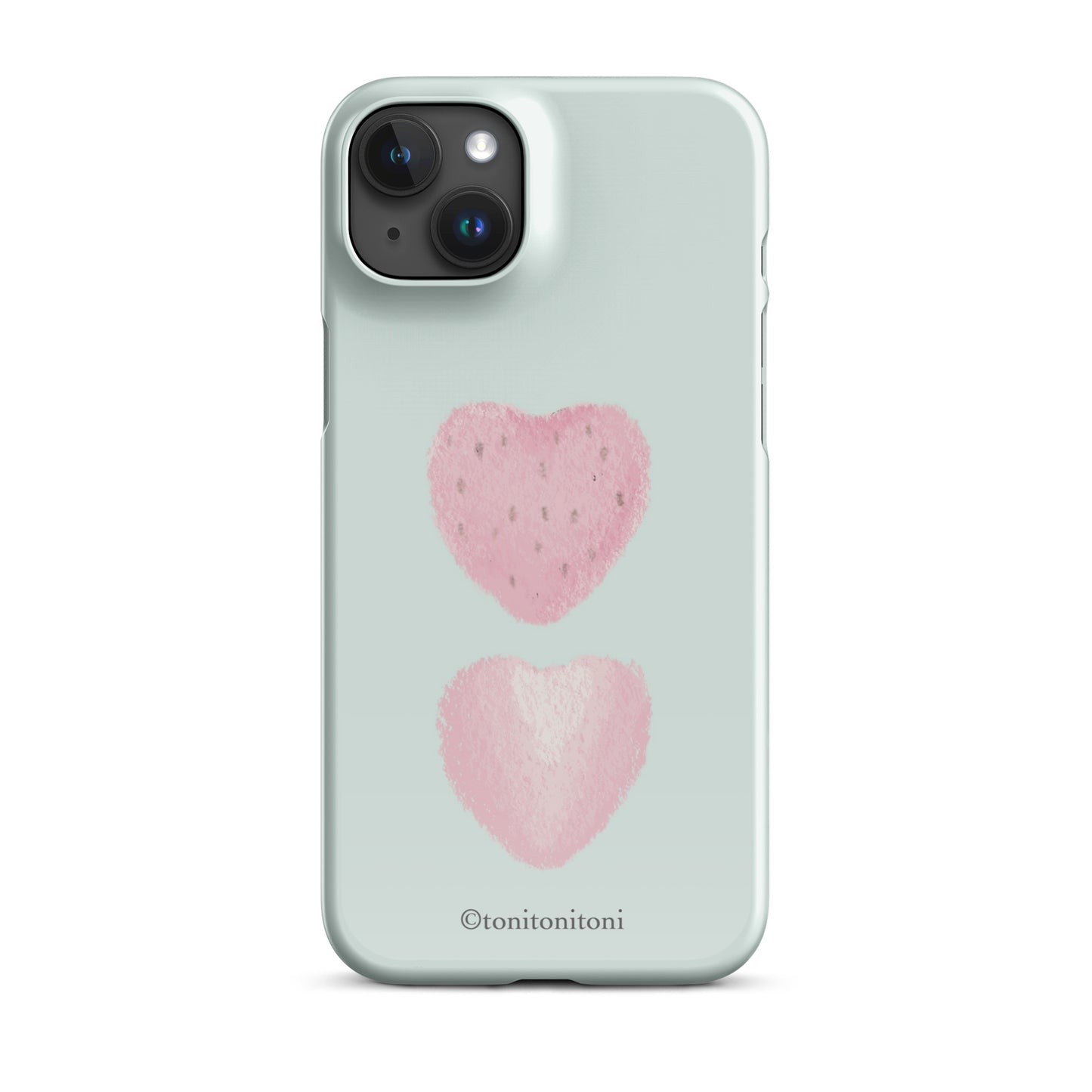 🍓Blue Strawberry iPhone Snap Case🍓