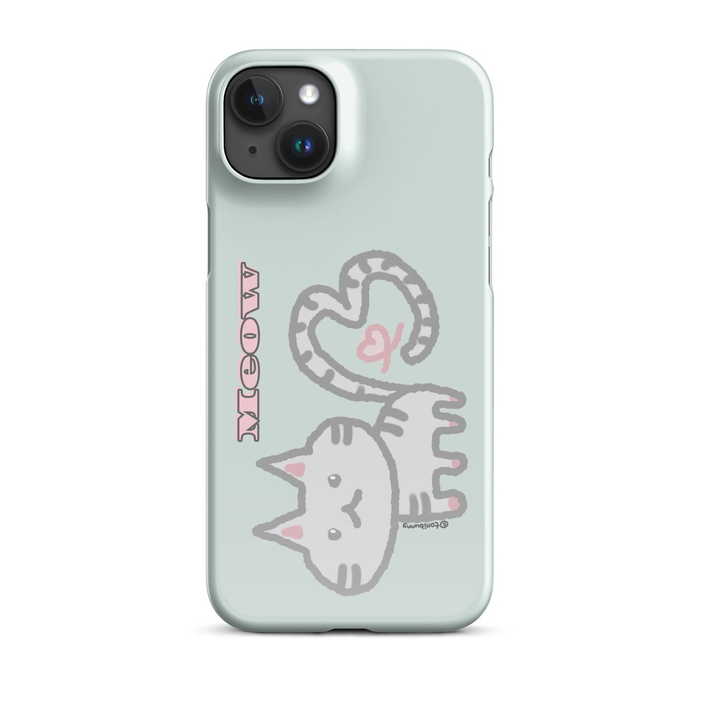 πΎ Meow Cat Mint iPhone Snap Case πΎ