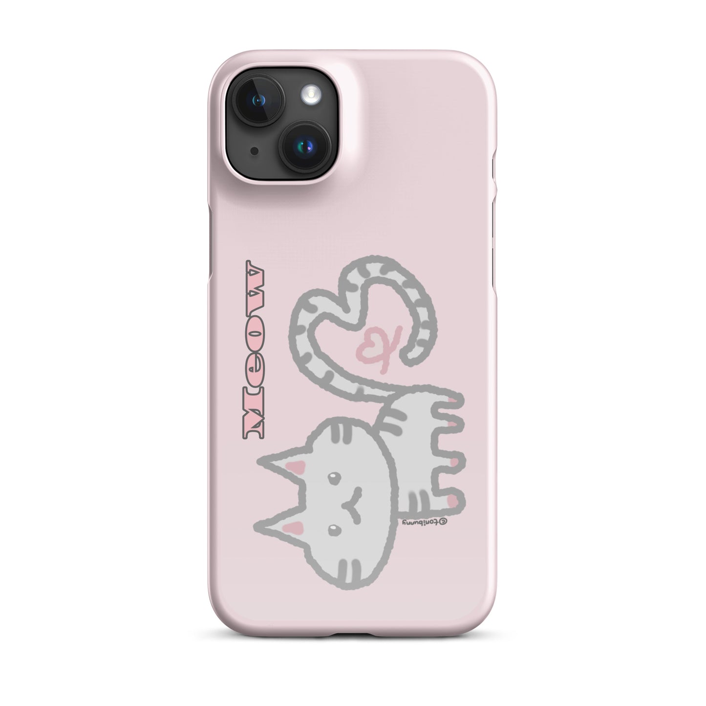 ๐พ Meow Cat Pink iPhone Snap Case ๐พ