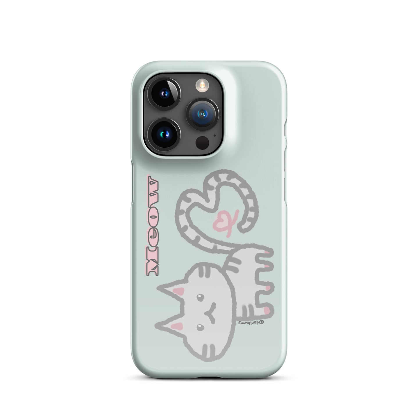 πΎ Meow Cat Mint iPhone Snap Case πΎ