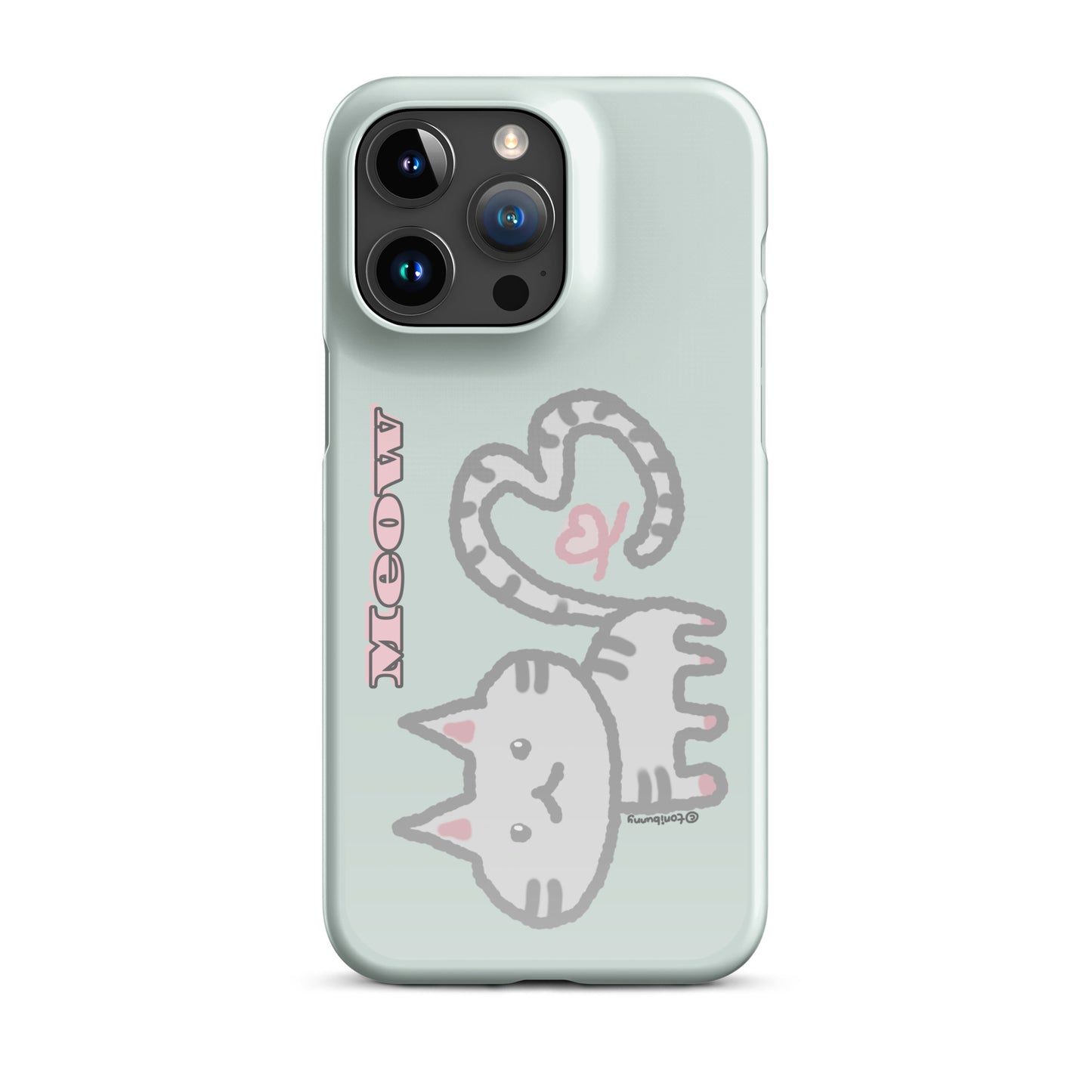 πΎ Meow Cat Mint iPhone Snap Case πΎ