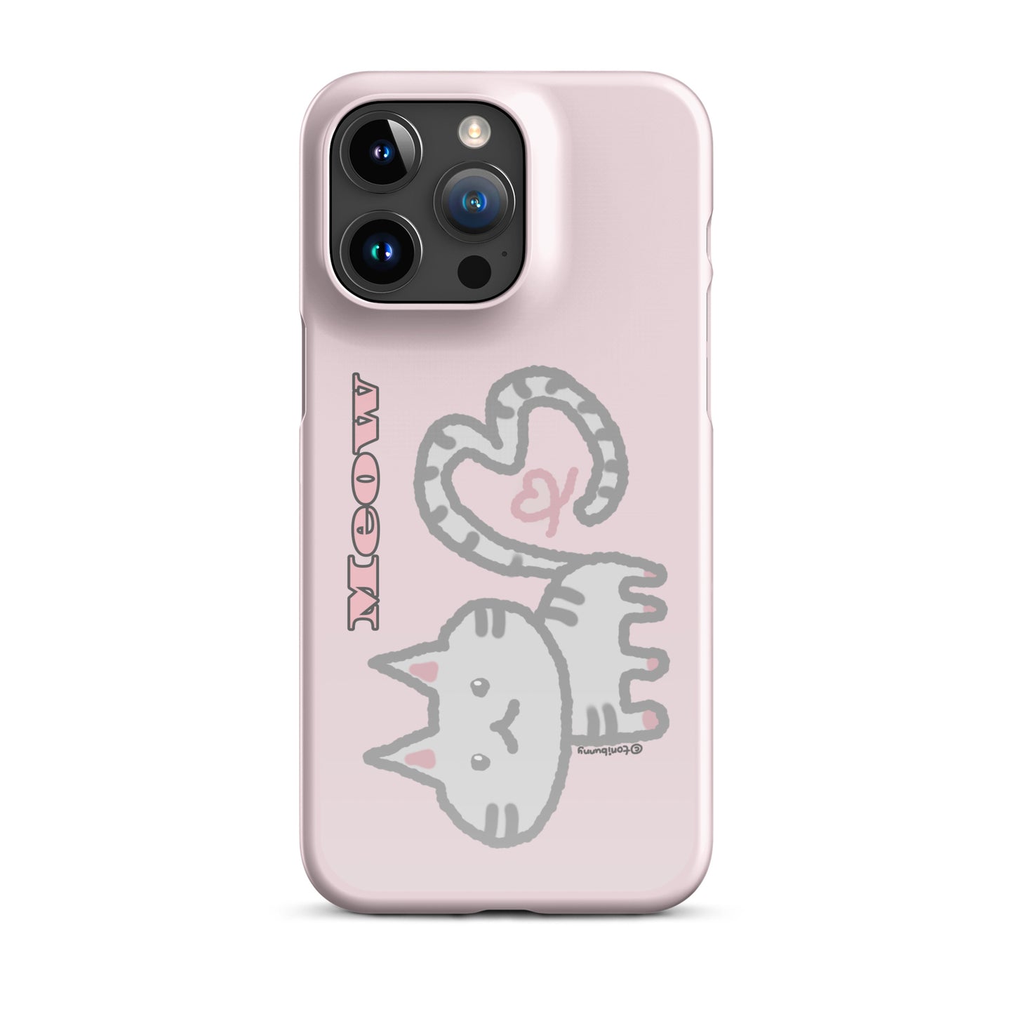 ๐พ Meow Cat Pink iPhone Snap Case ๐พ