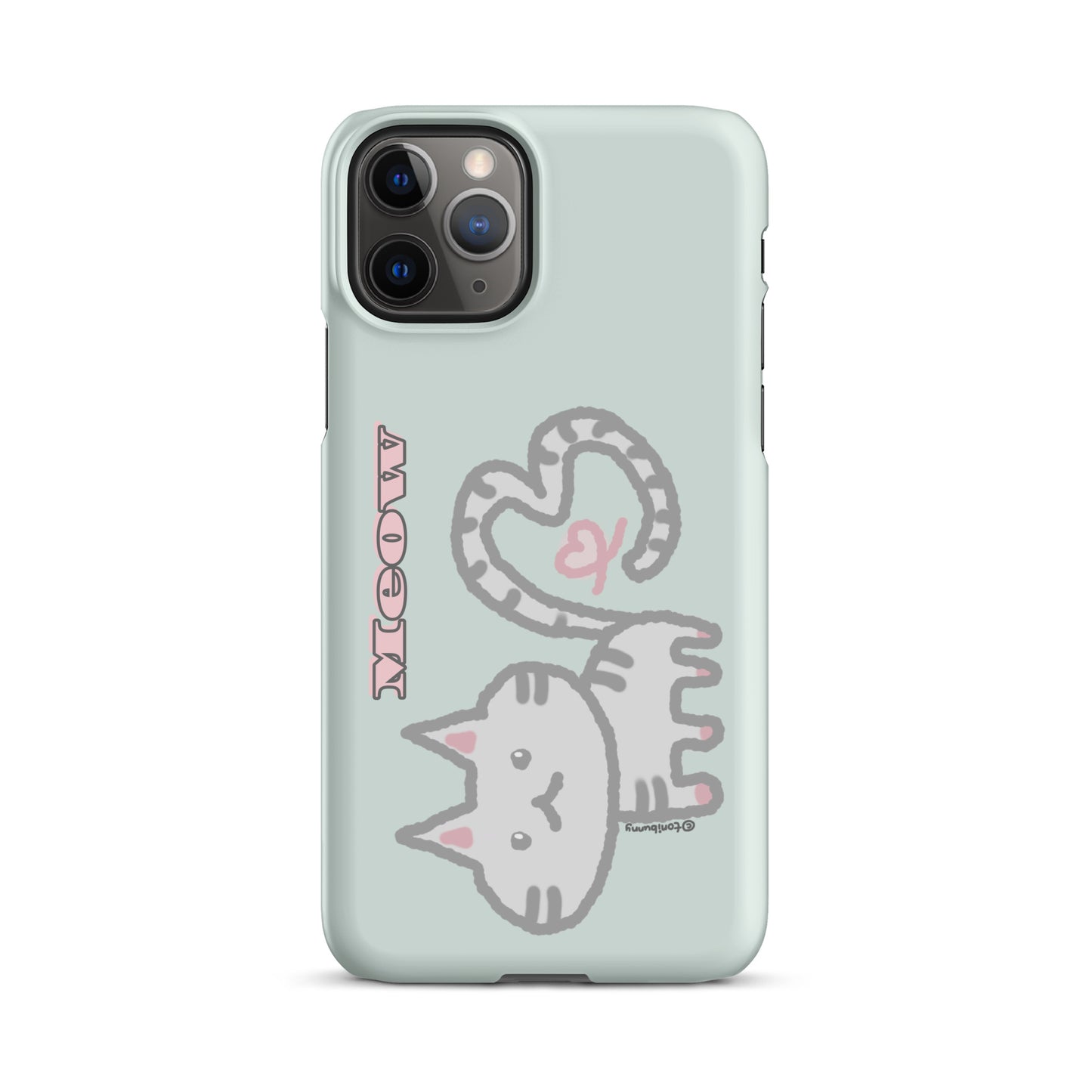 πΎ Meow Cat Mint iPhone Snap Case πΎ