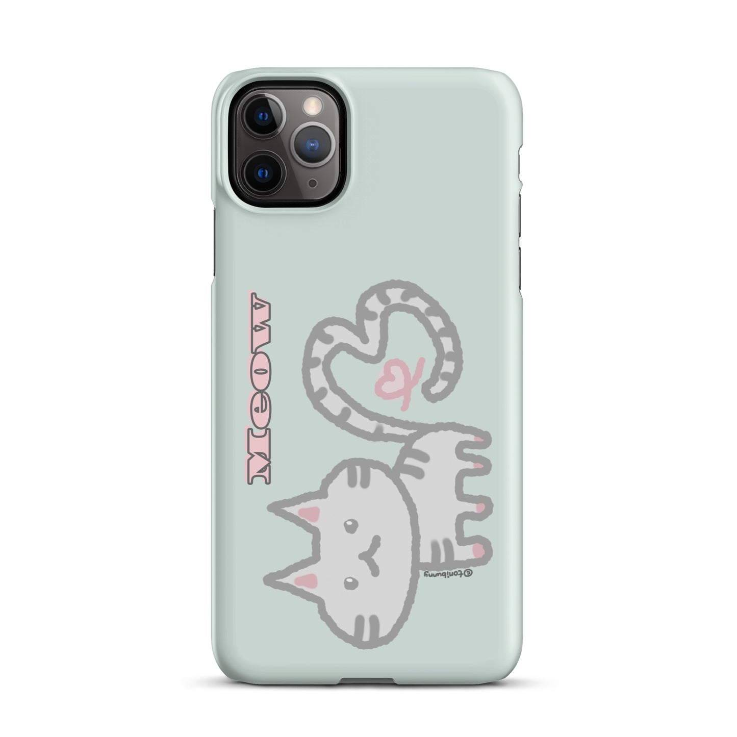 πΎ Meow Cat Mint iPhone Snap Case πΎ