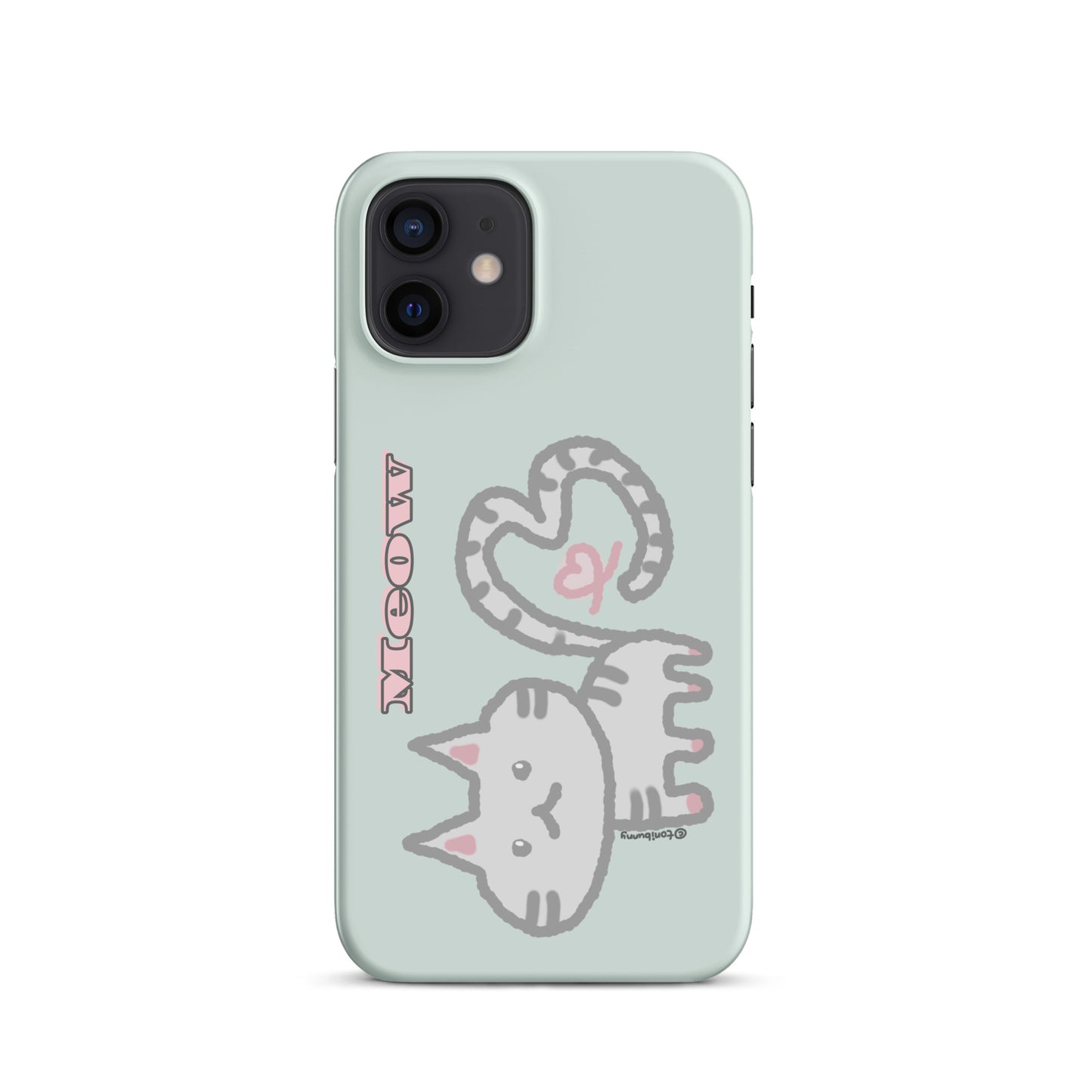 πΎ Meow Cat Mint iPhone Snap Case πΎ