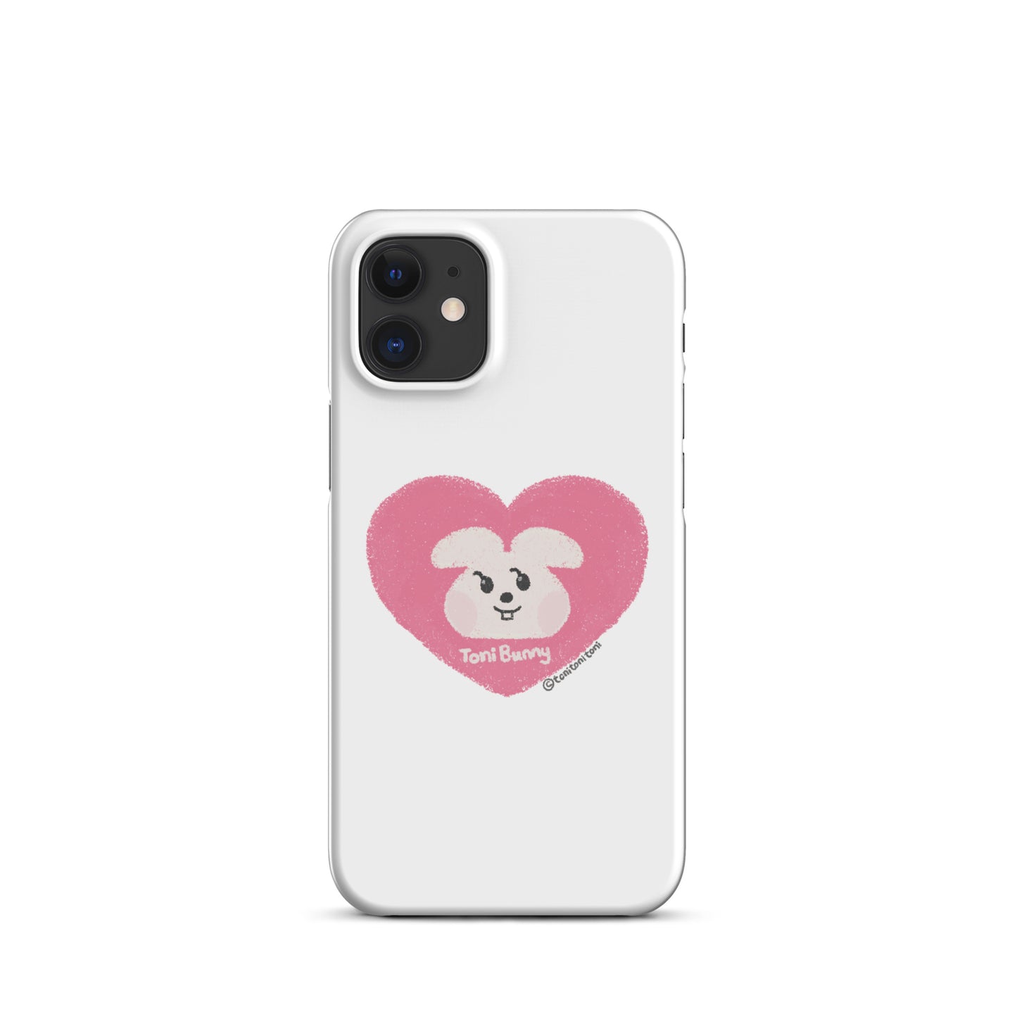 π ToniBunny Pink Heart iPhone Snap Case π