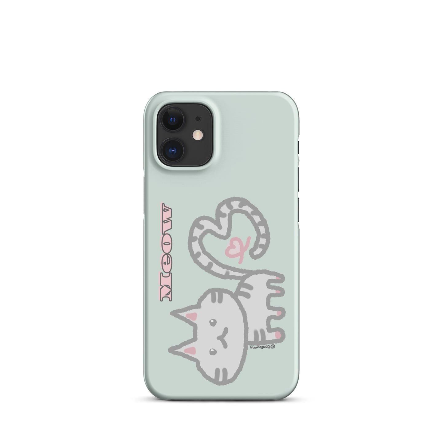 πΎ Meow Cat Mint iPhone Snap Case πΎ