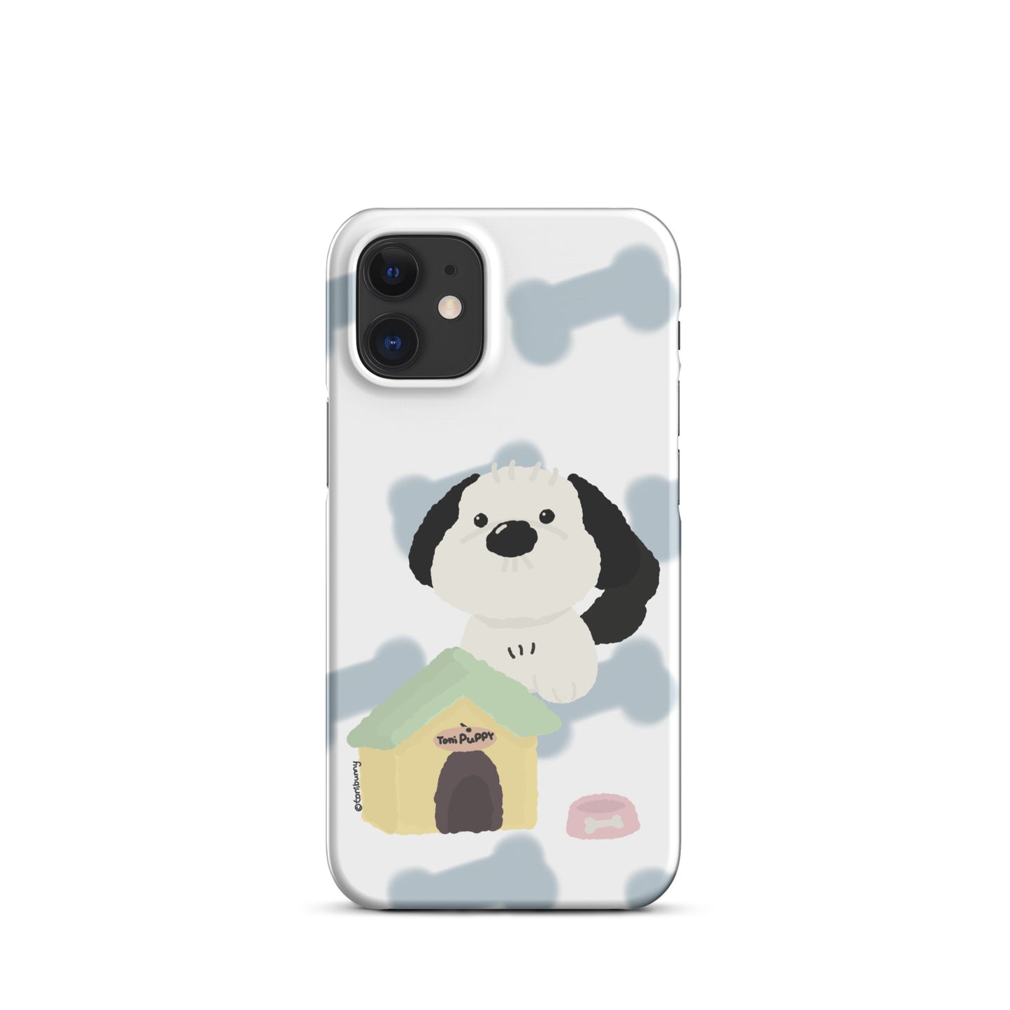 🐾 Blue Pattern ToniPuppy iPhone Snap Case 🐾