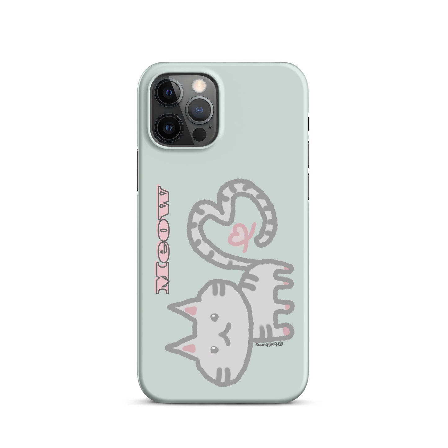 πΎ Meow Cat Mint iPhone Snap Case πΎ