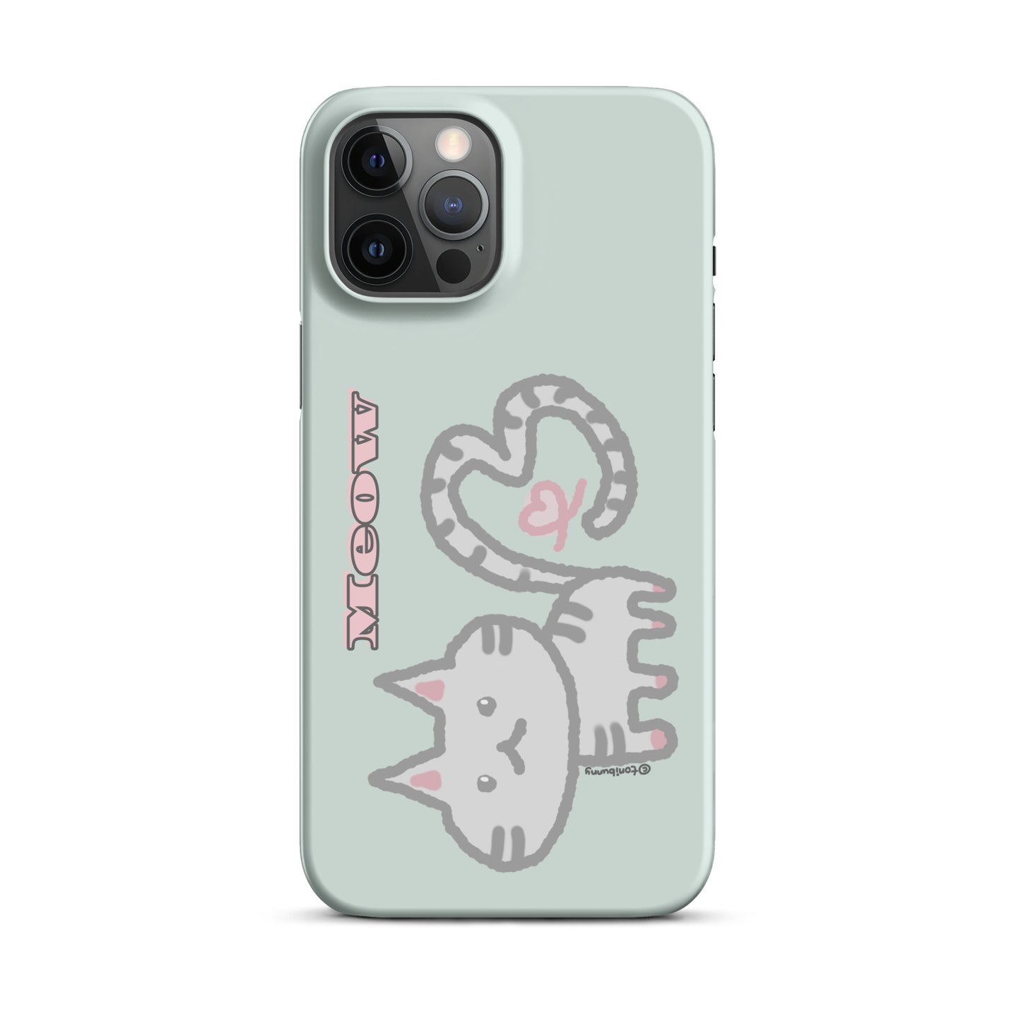 πΎ Meow Cat Mint iPhone Snap Case πΎ