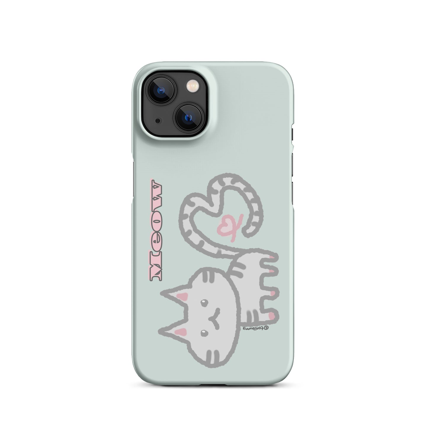 πΎ Meow Cat Mint iPhone Snap Case πΎ