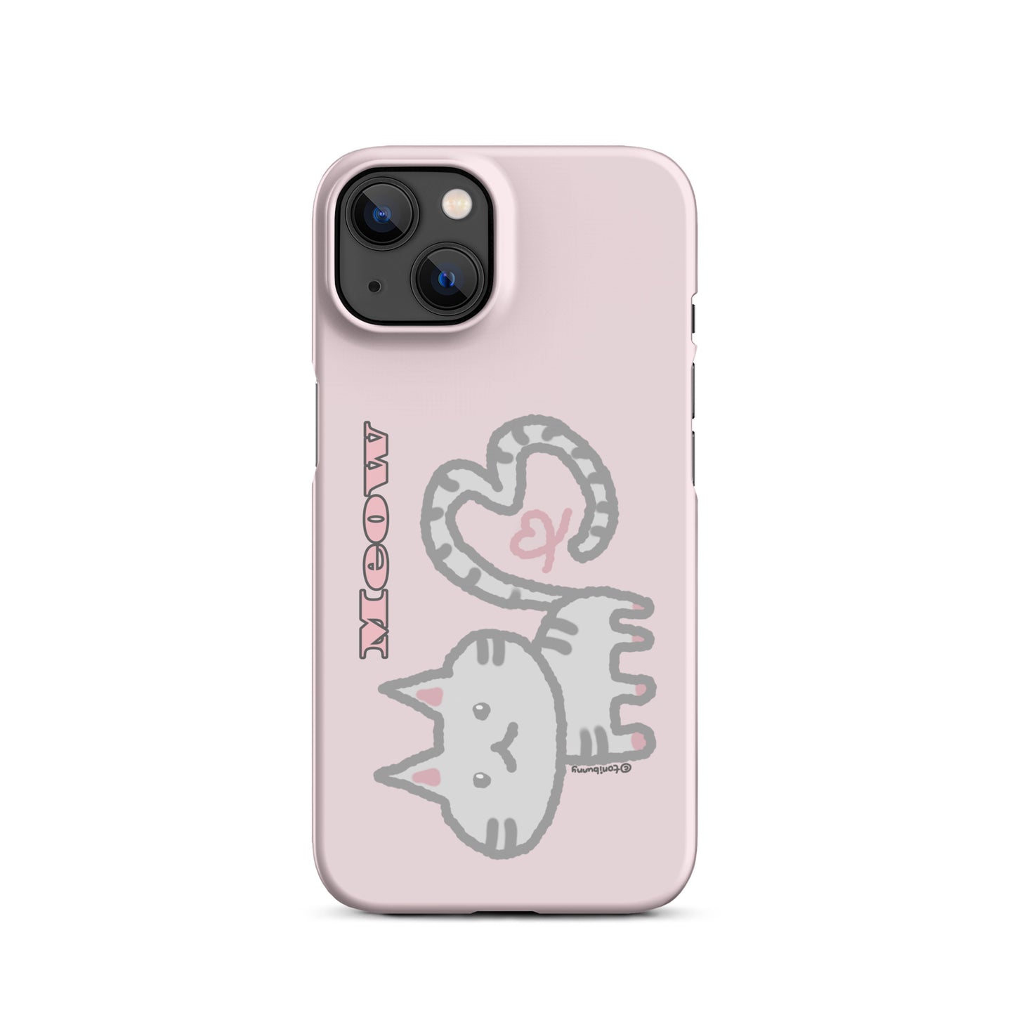 ๐พ Meow Cat Pink iPhone Snap Case ๐พ