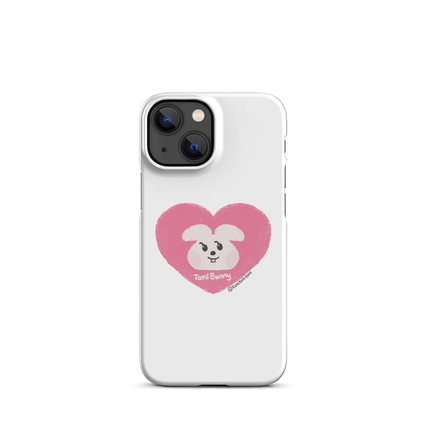 π ToniBunny Pink Heart iPhone Snap Case π