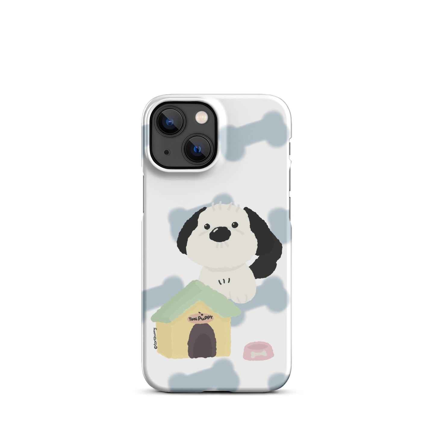 🐾 Blue Pattern ToniPuppy iPhone Snap Case 🐾