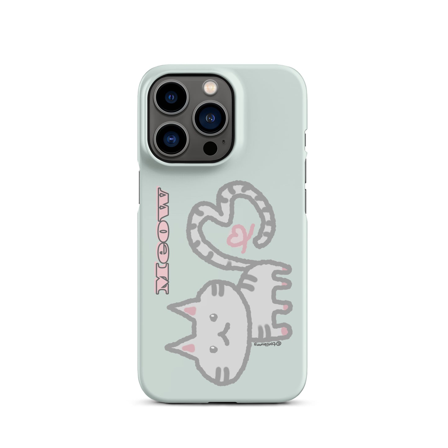 πΎ Meow Cat Mint iPhone Snap Case πΎ