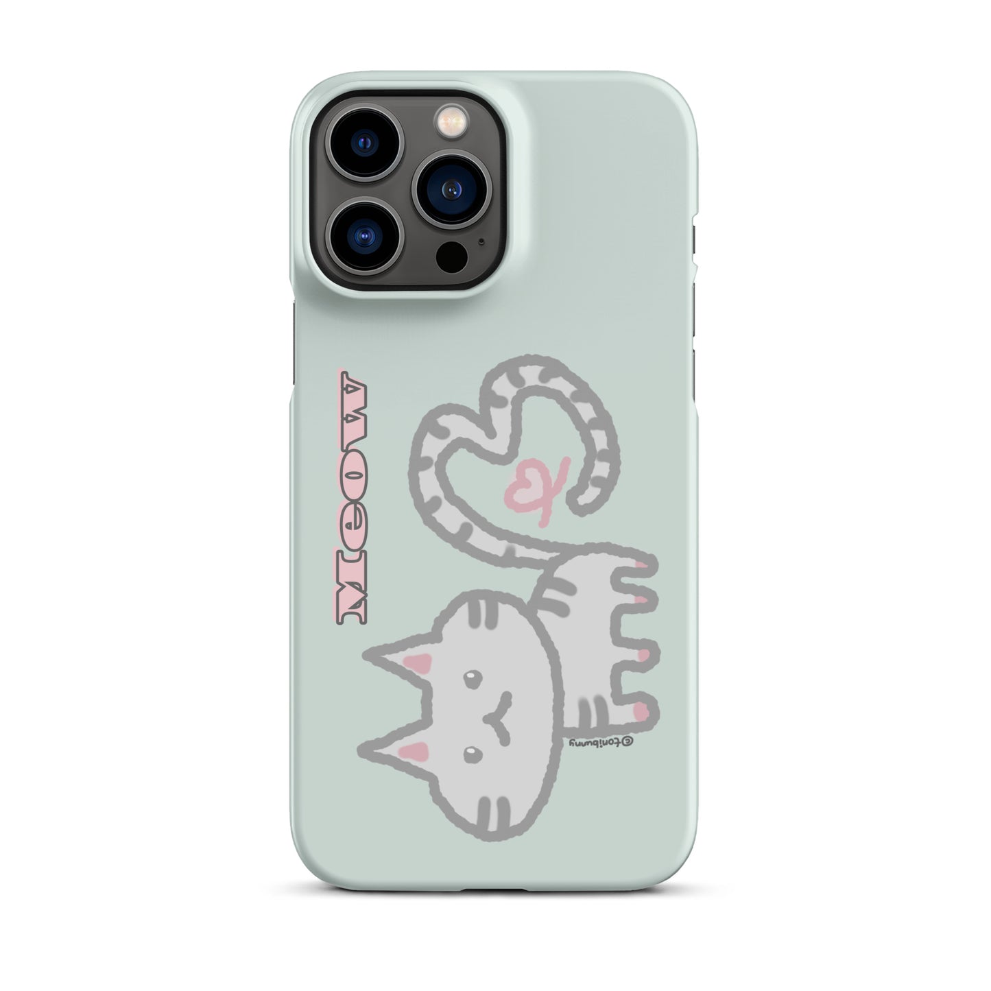 πΎ Meow Cat Mint iPhone Snap Case πΎ