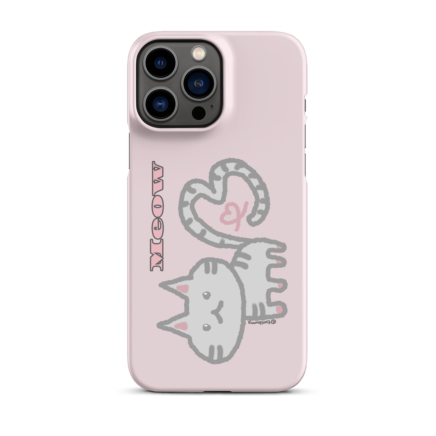 ๐พ Meow Cat Pink iPhone Snap Case ๐พ