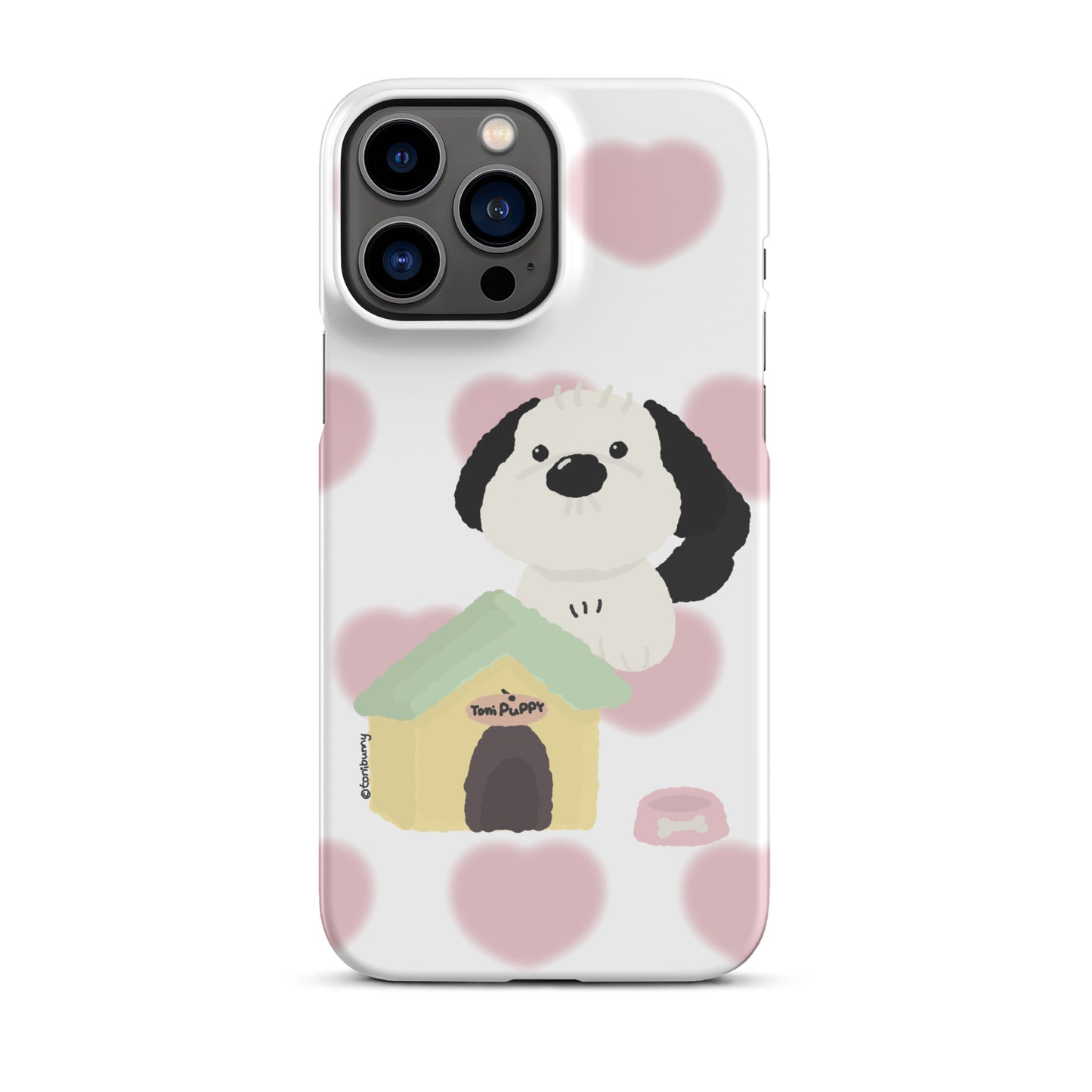 πΆ Pink Pattern ToniPuppy iPhone Snap Case πΆ