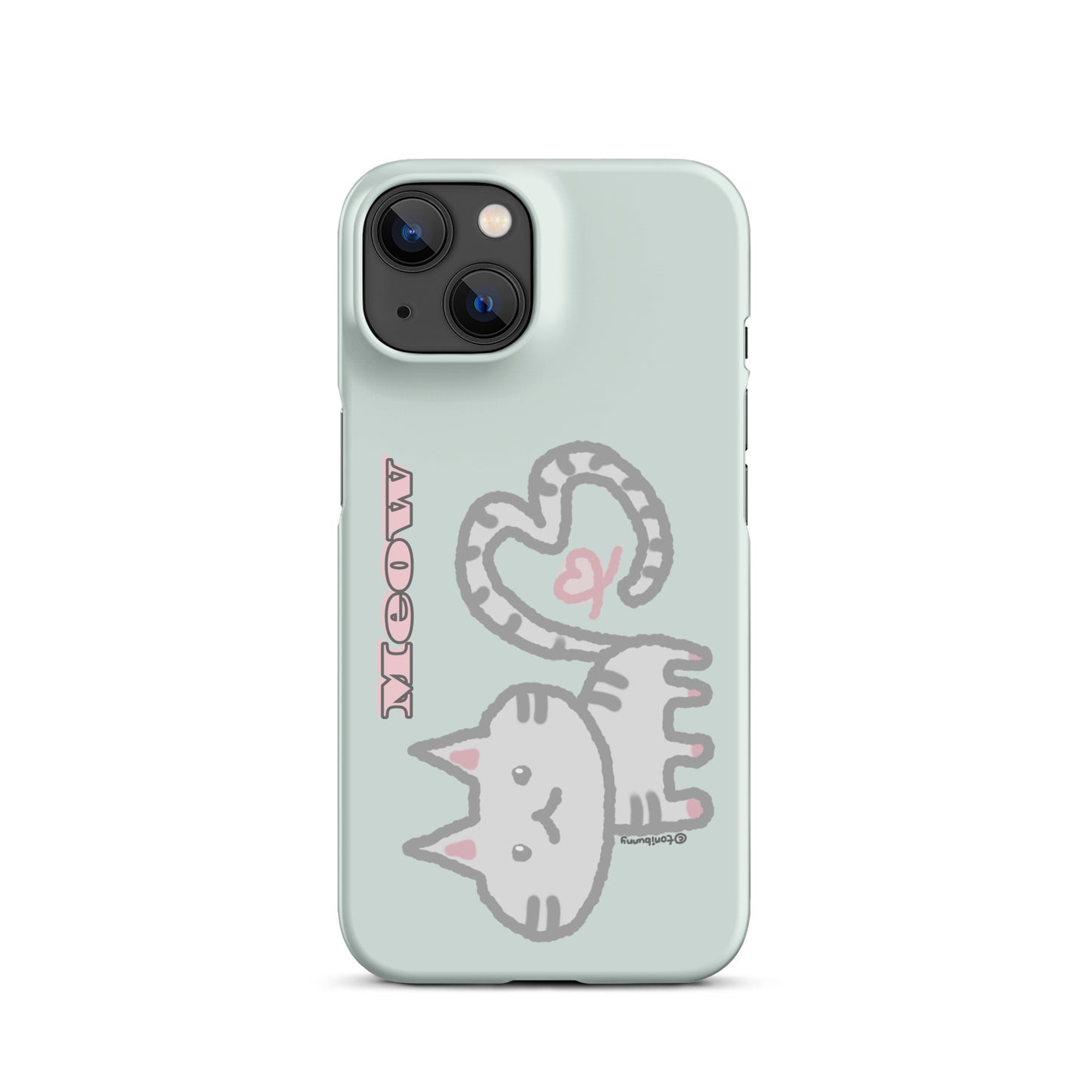 πΎ Meow Cat Mint iPhone Snap Case πΎ