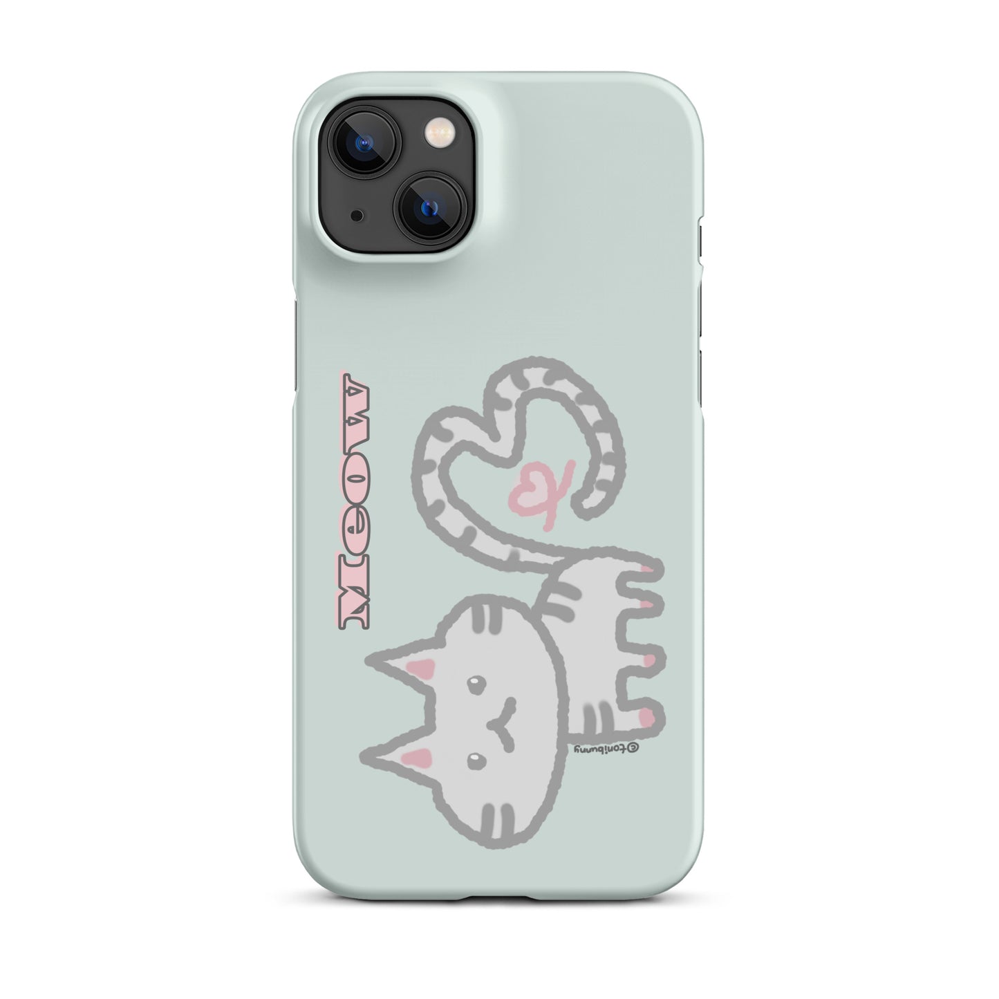 πΎ Meow Cat Mint iPhone Snap Case πΎ
