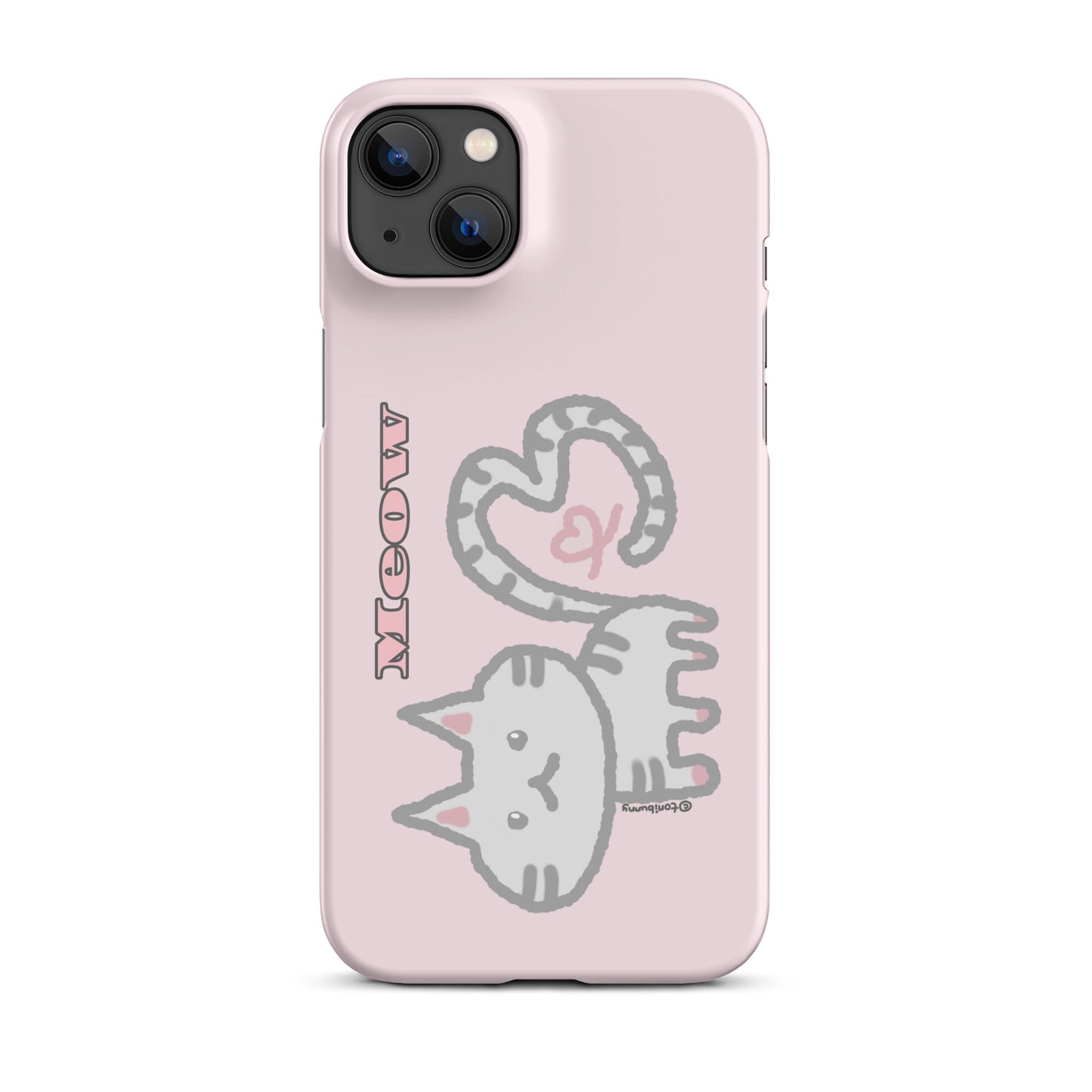 ๐พ Meow Cat Pink iPhone Snap Case ๐พ