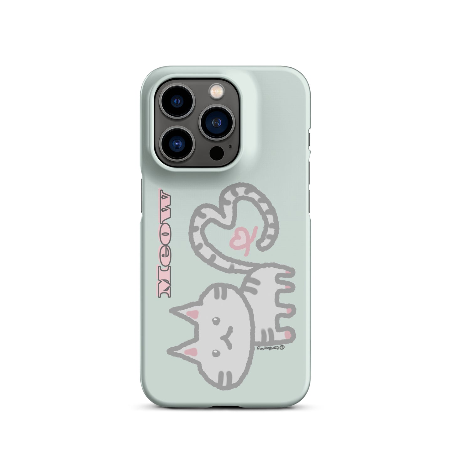 πΎ Meow Cat Mint iPhone Snap Case πΎ