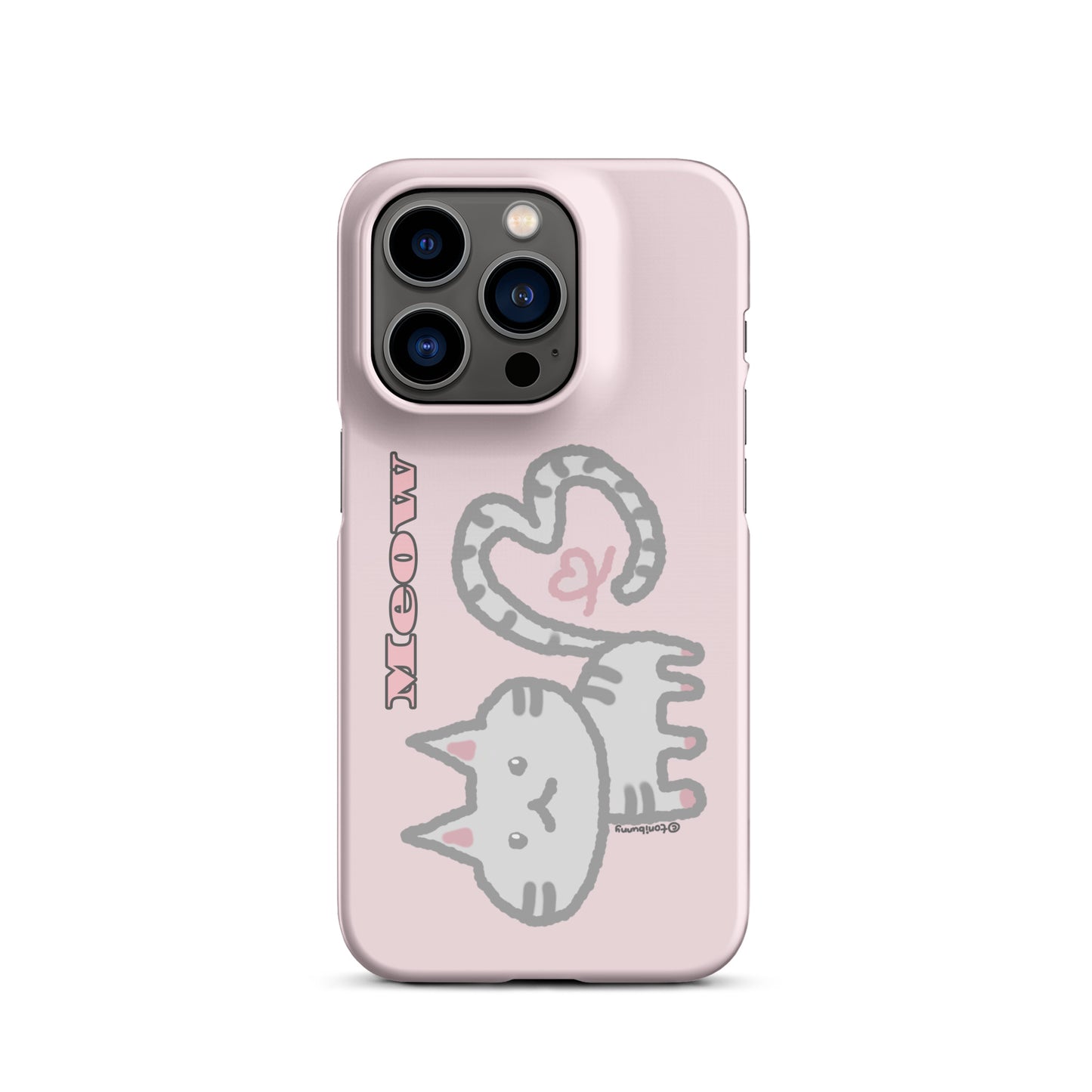 ๐พ Meow Cat Pink iPhone Snap Case ๐พ