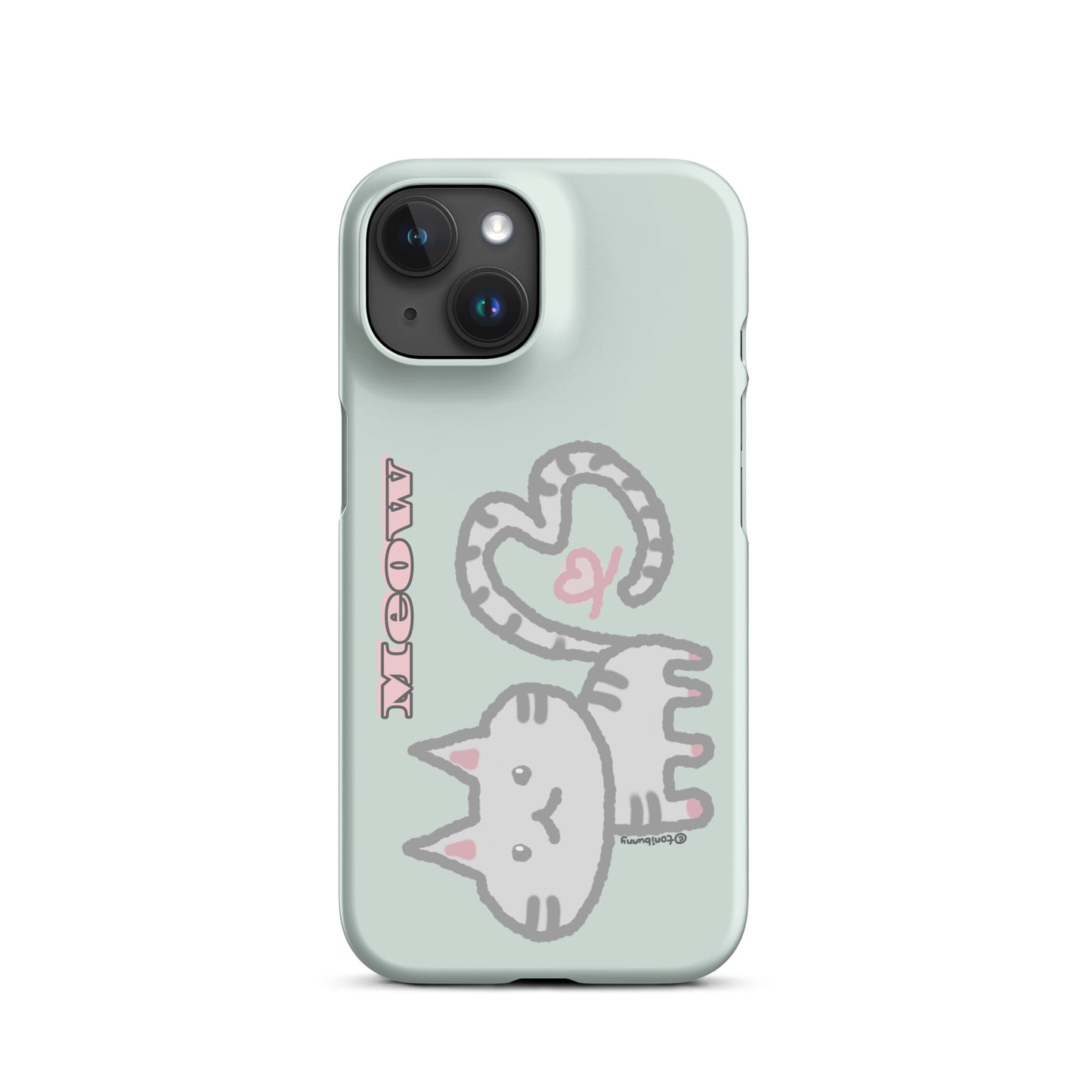 πΎ Meow Cat Mint iPhone Snap Case πΎ